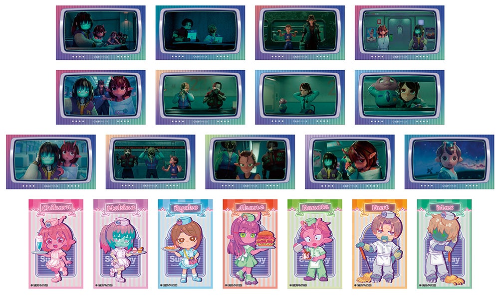 劇場公開間近のアニメ『銀河特急 ミルキー☆サブウェイ』から、描き