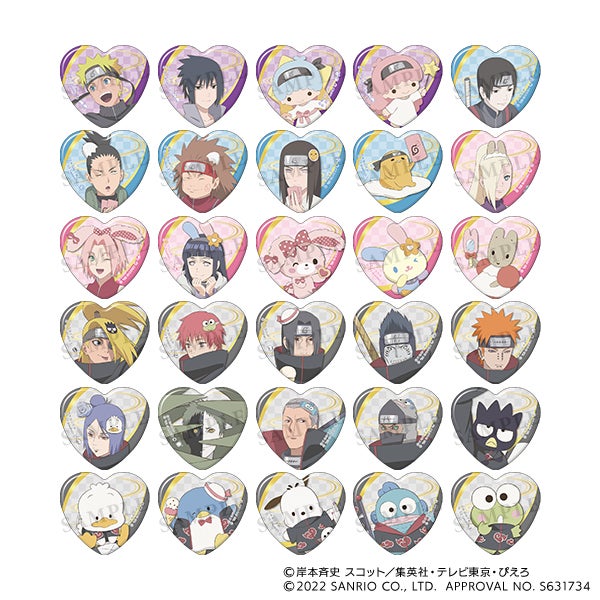 アニメ「NARUTO-ナルト-」サンリオキャラクターズコラボの新商品が登場