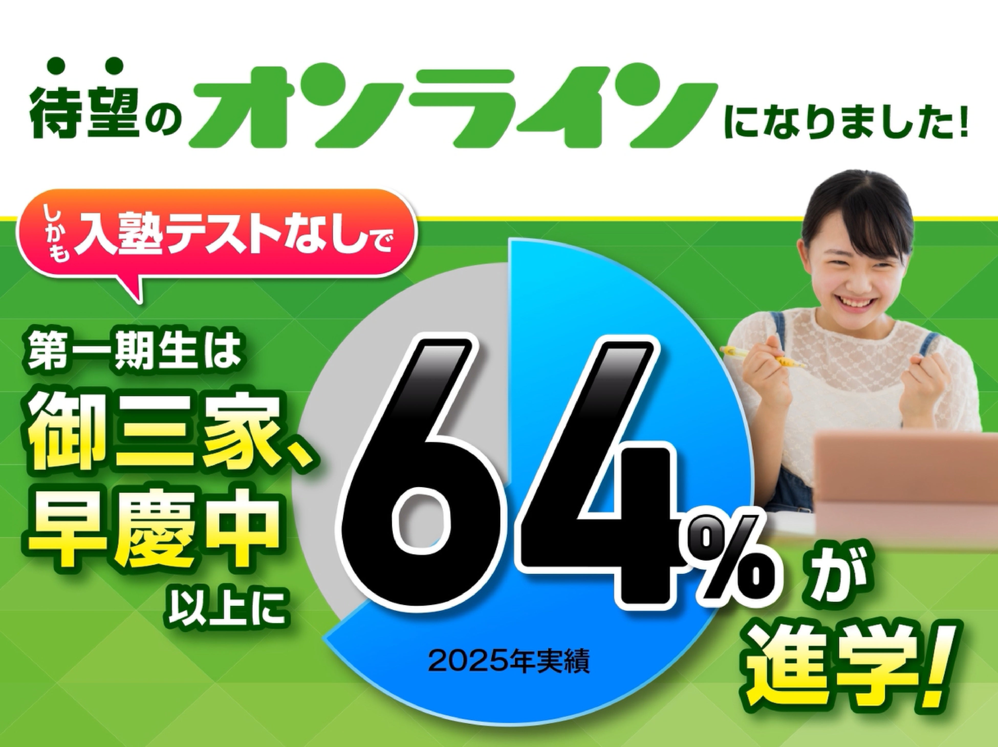 中学受験 算数専門塾「フォトン算数オンライン教室」が首都圏の車両