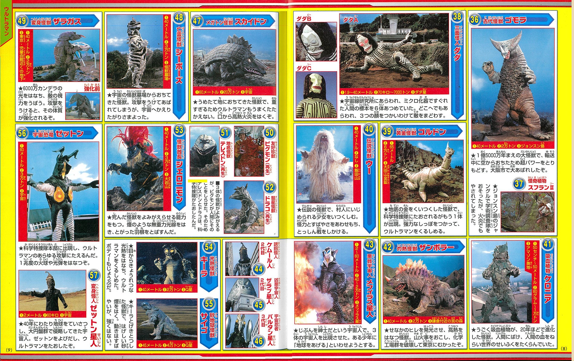 59年間に登場したウルトラ怪獣1646体の歴史が1冊に！ 『ウルトラ怪獣