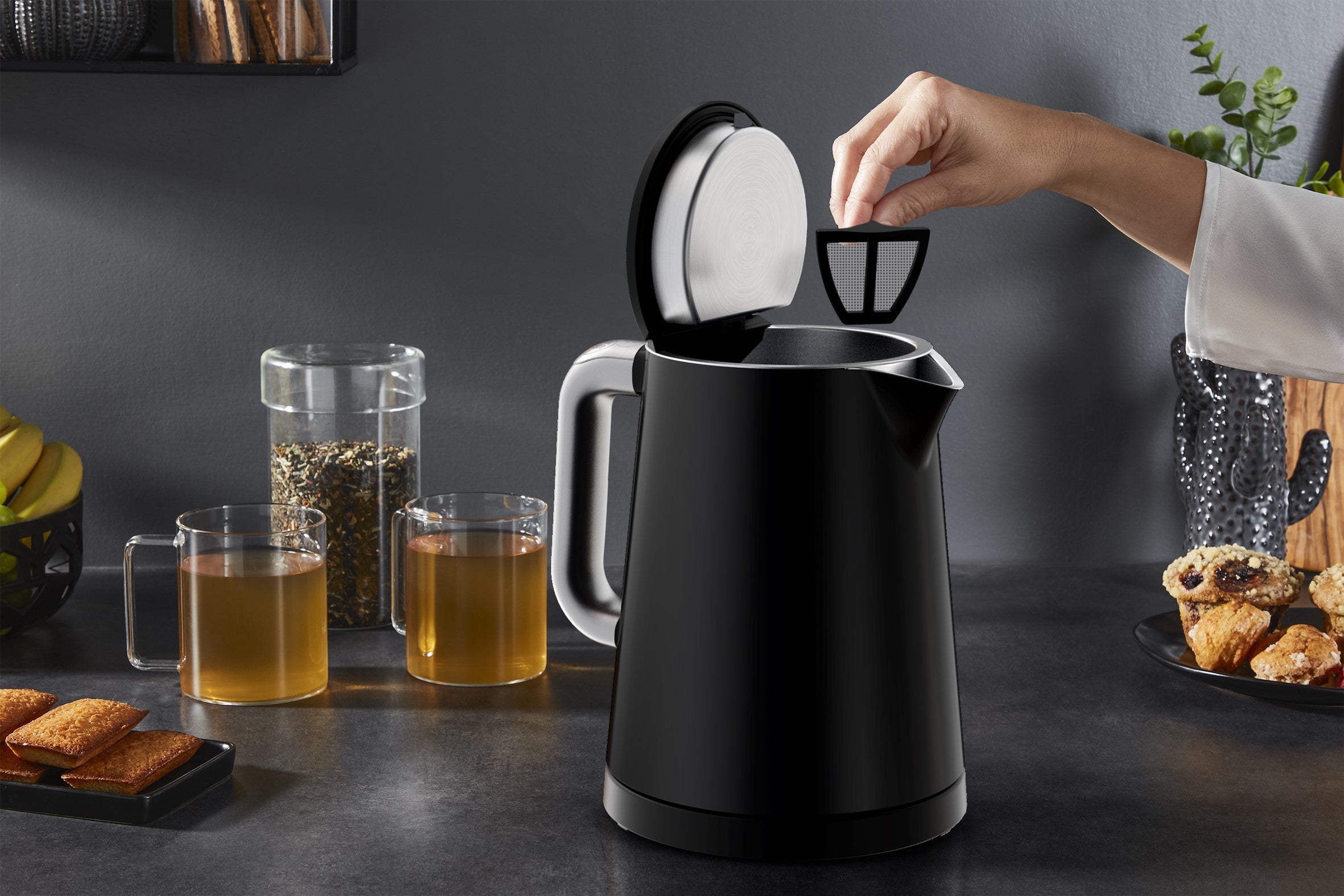 新品 未使用】T-fal ティファール パレ ブラック 黒 ケトル 1.0ℓ新品