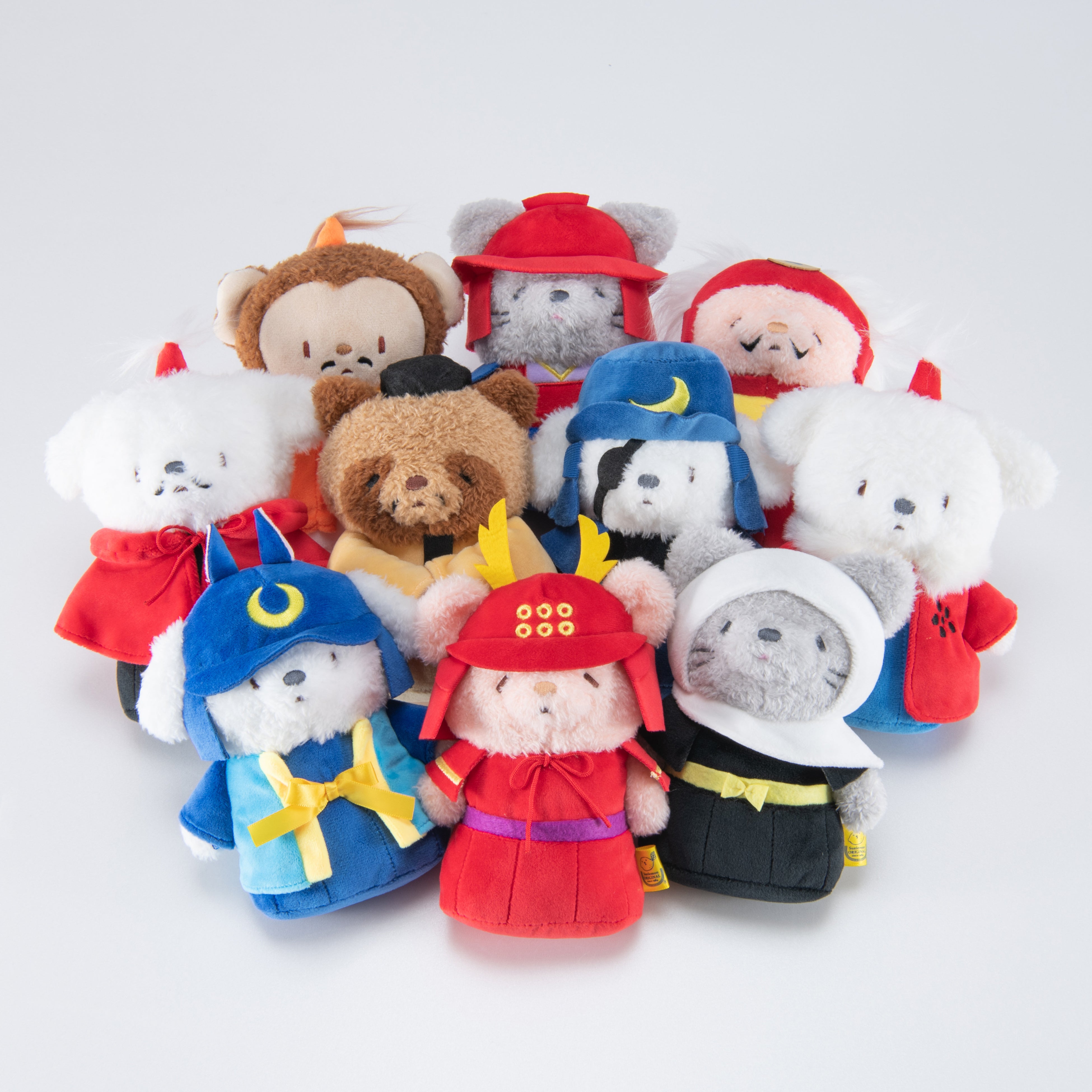 ほんわか可愛い】おっとり癒し系ぬいぐるみ「たっとん」が戦国武将に大