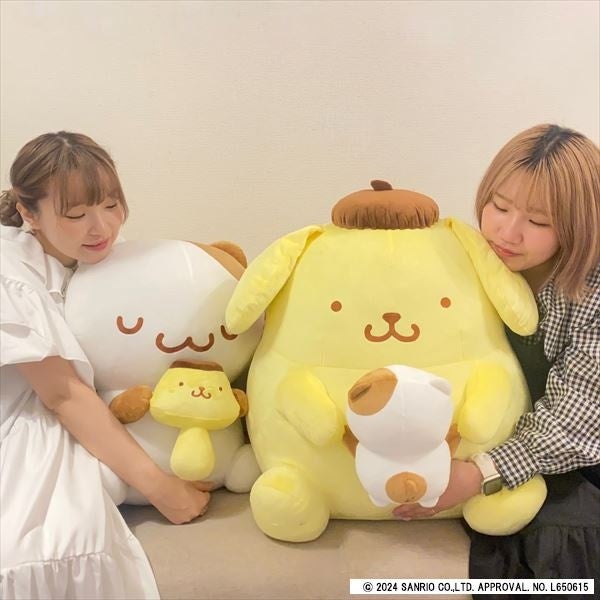 ポムポムプリン チームプリン マフィン プリンタケ 特大ぬいぐるみ