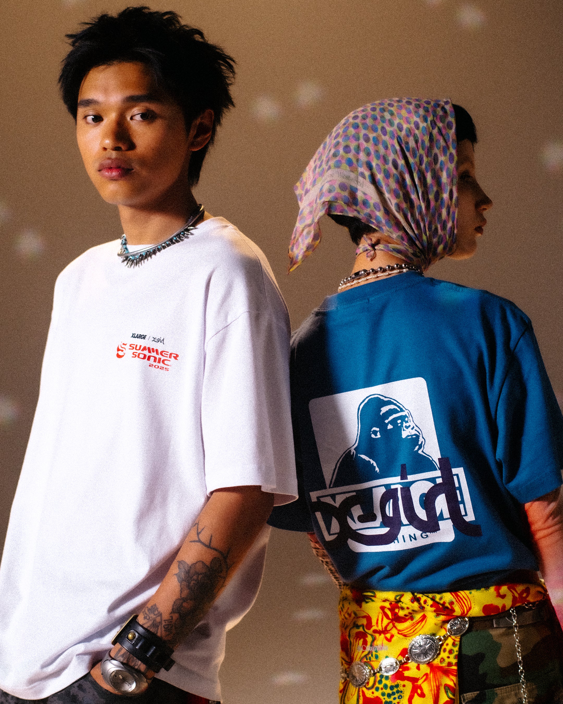 XLARGE x X-girl x SUMMER SONIC 2025“音楽をまとう” カルチャーコラボ