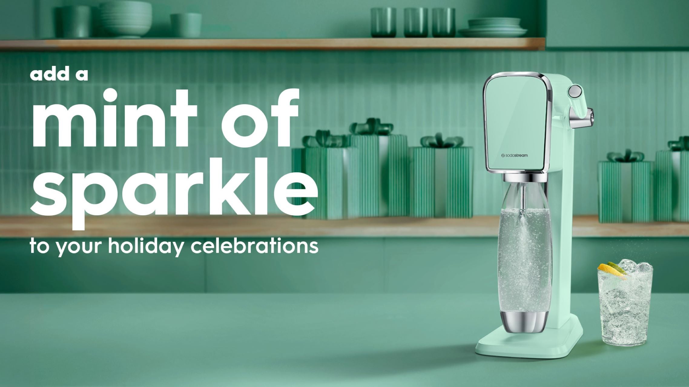 ソーダストリームの人気モデル「ART」から、”ミントカラー