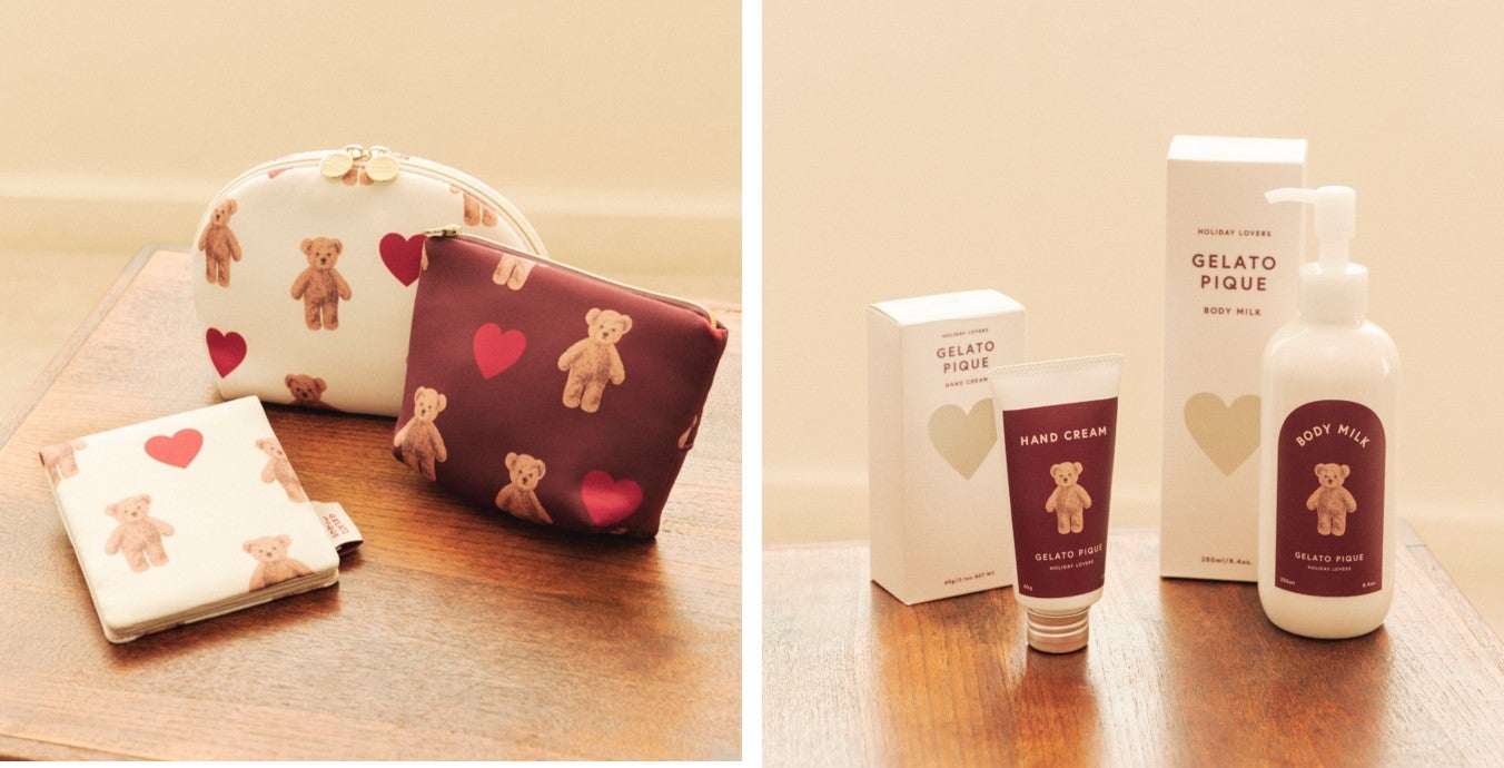 gelato pique(ジェラート ピケ)」ブランドを象徴するくまのぬいぐるみ