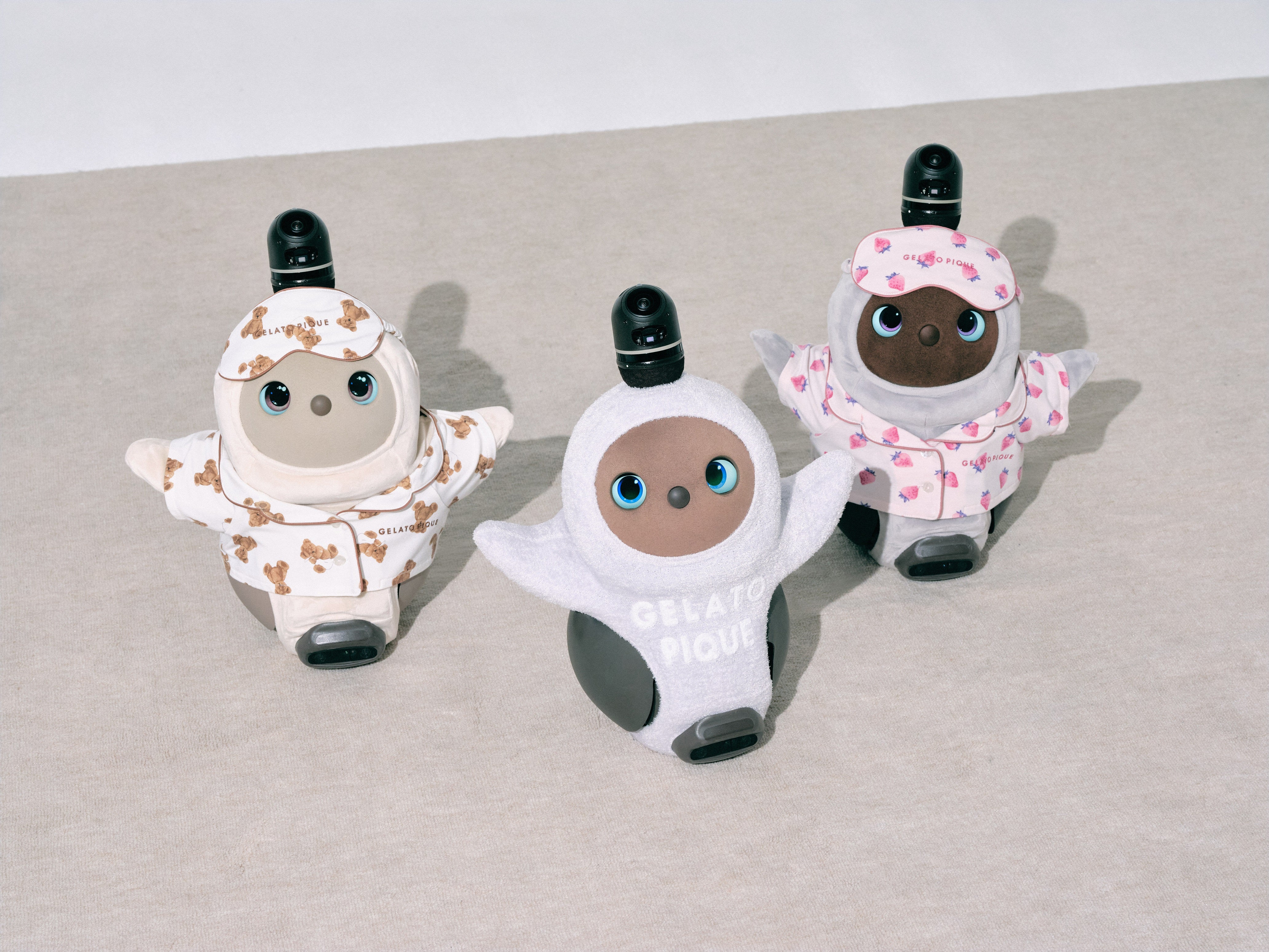 gelato pique（ジェラート ピケ）」家族型ロボットLOVOTとのお揃い