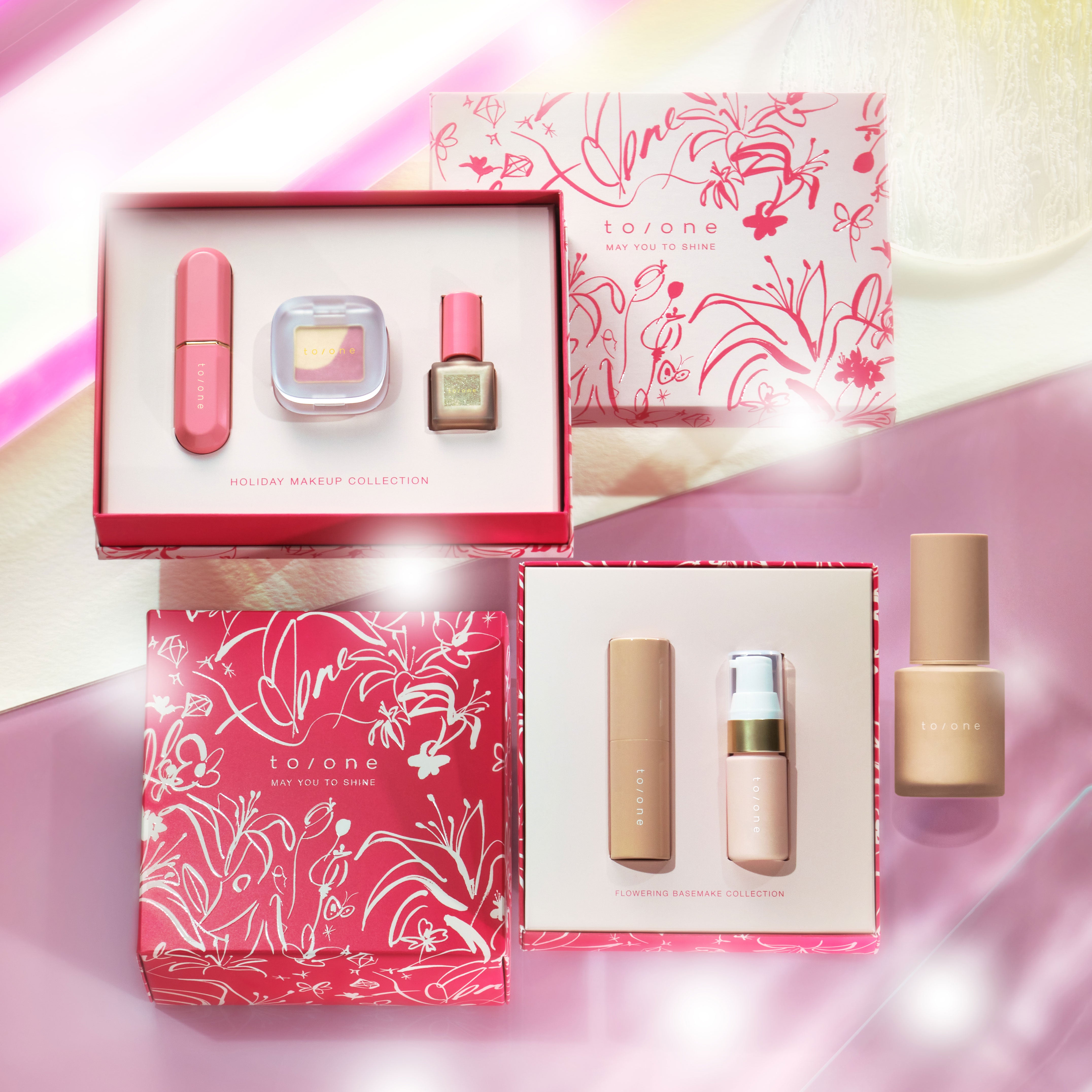 to/one(トーン)】ホリデーの輝かしい景色をまとうようなメイクコフレが
