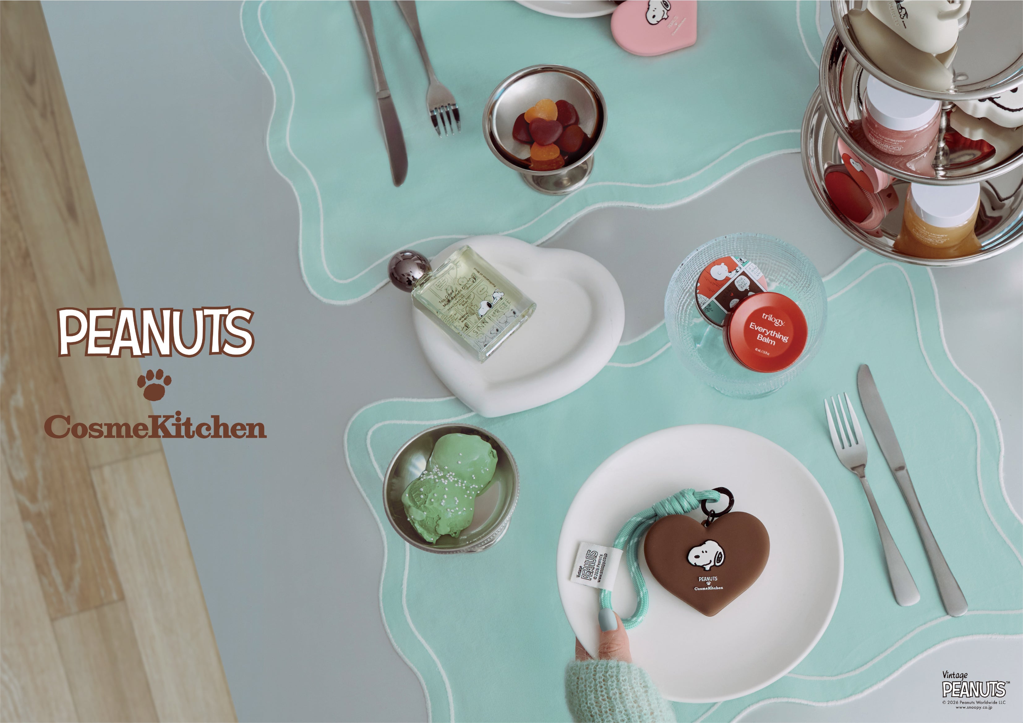 Cosme Kitchen】愛らしいスヌーピーとコスメキッチンのオーガニックな