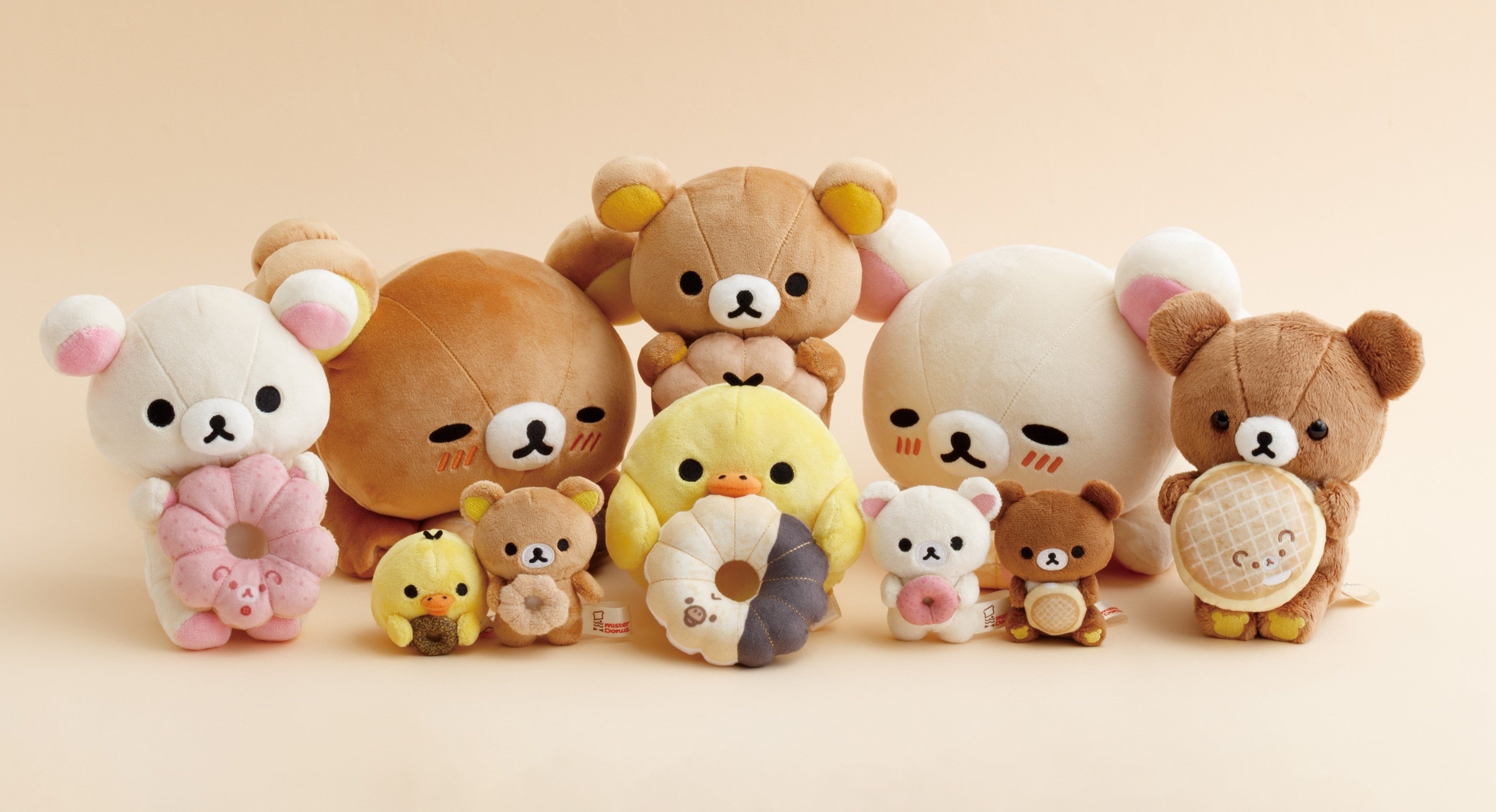 リラックマ×ミスタードーナツ 夢のコラボレーション！ リラックマたち