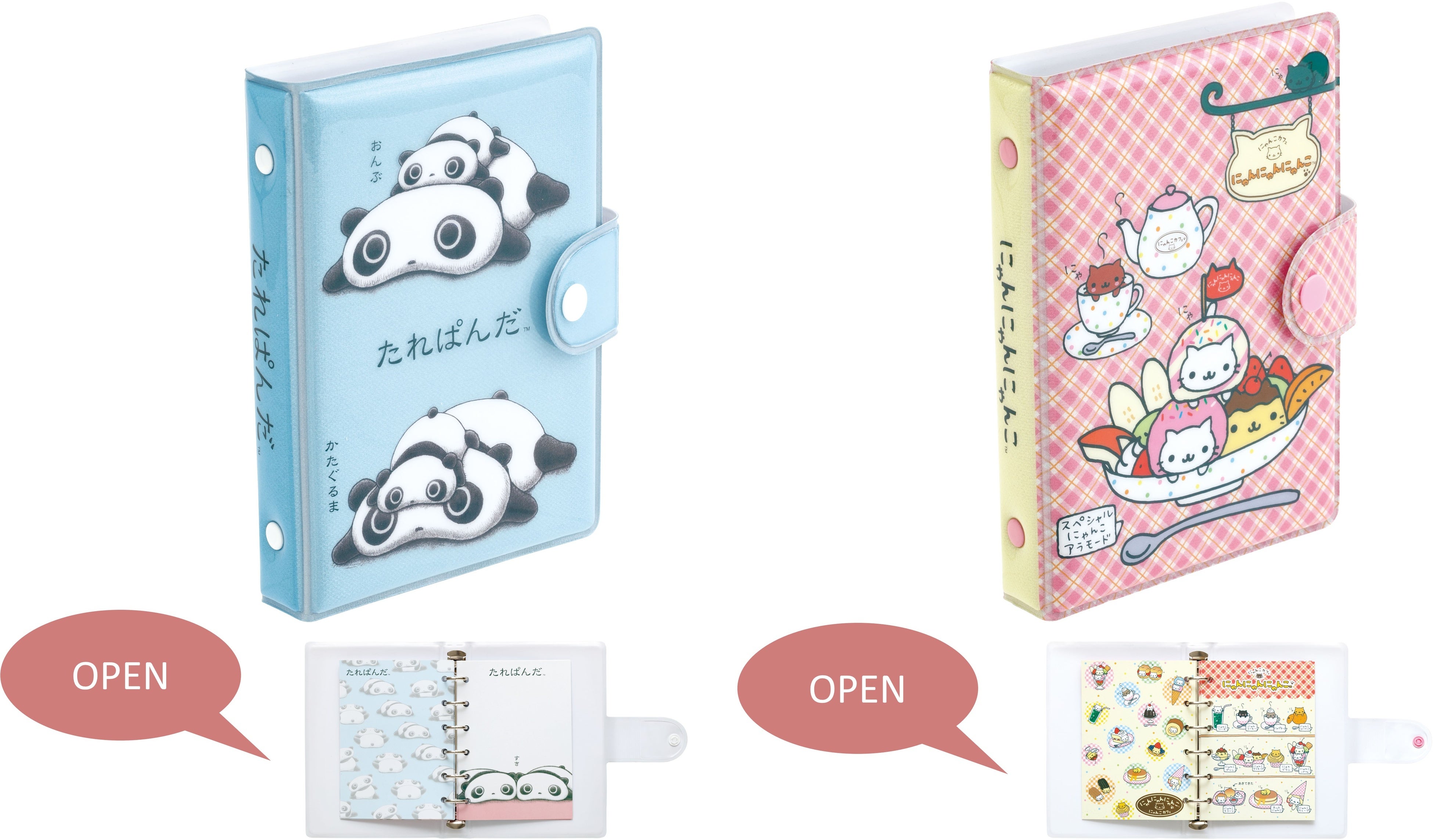 シャンブルにて「たれぱんだ」「にゃんにゃんにゃんこ」のグッズが登場