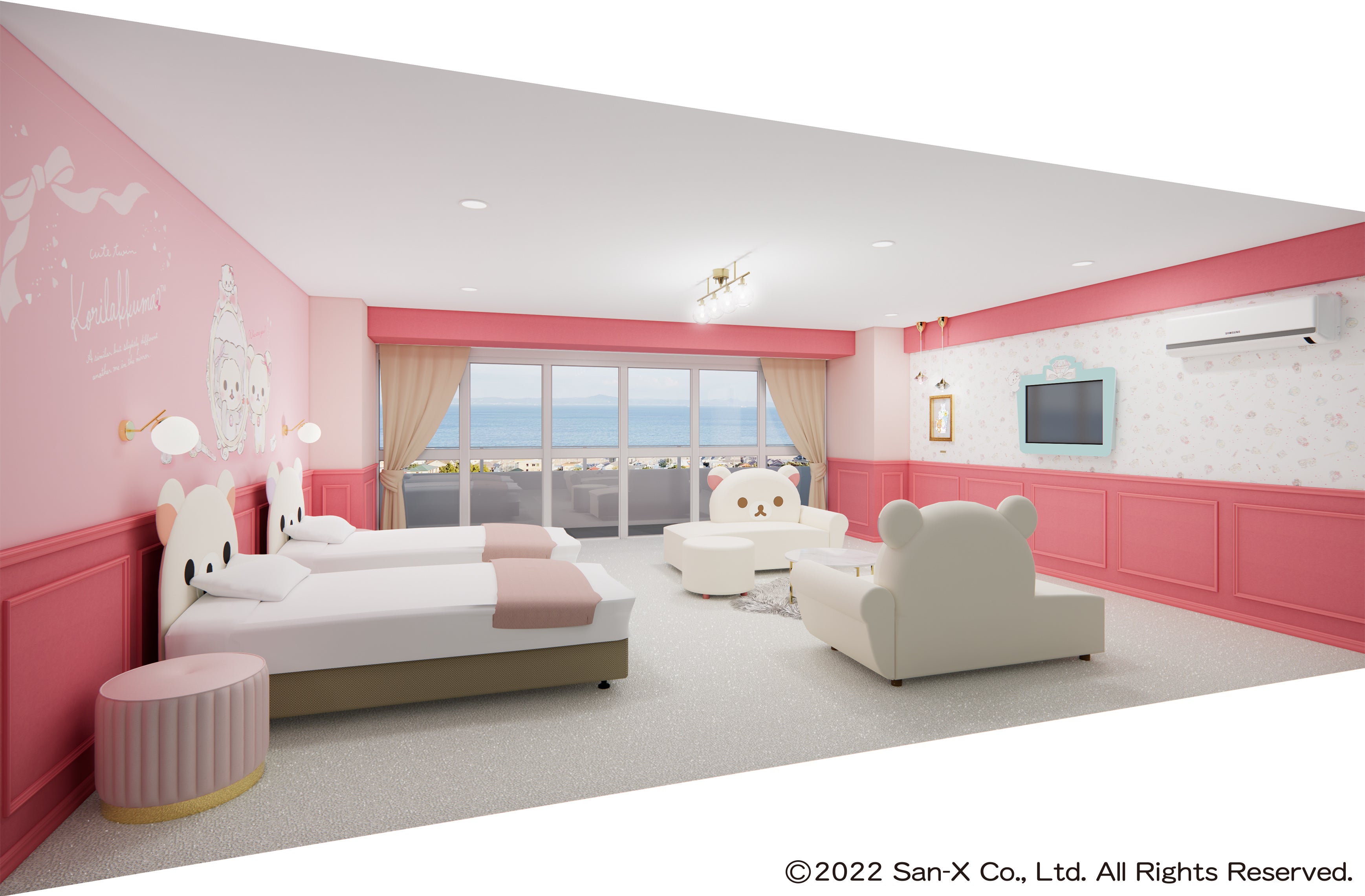 リラックマ／コリラックマルーム」がホテル「マホロバ・マインズ三浦