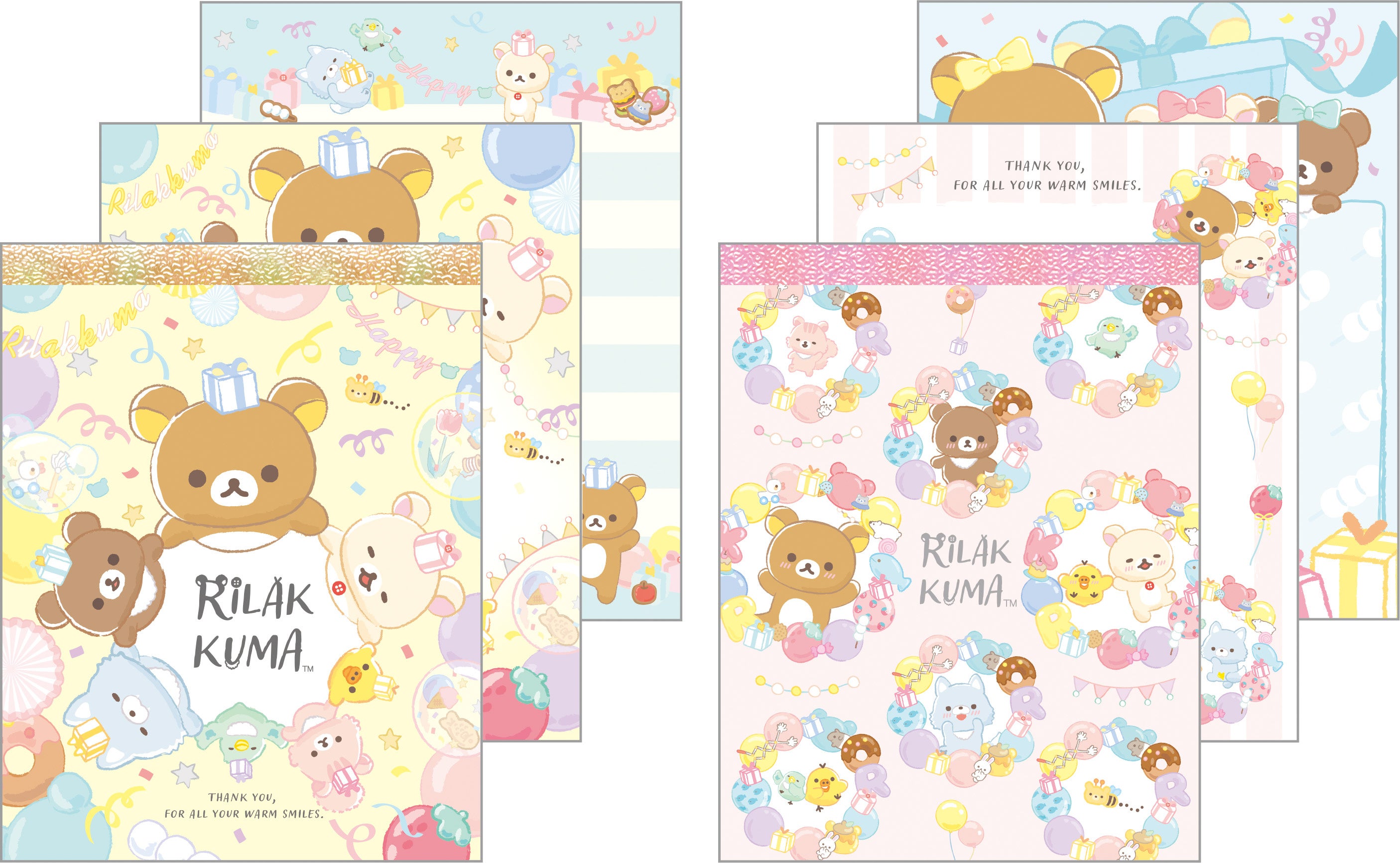 今年はリラックマ20周年》新テーマ『にこにこHappy for you』より各種