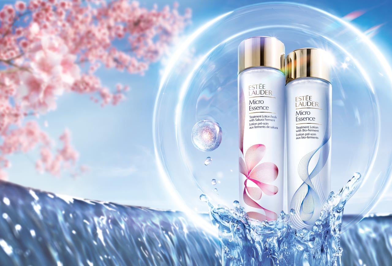 エスティ ローダー、ベストセラー化粧水「マイクロ エッセンス