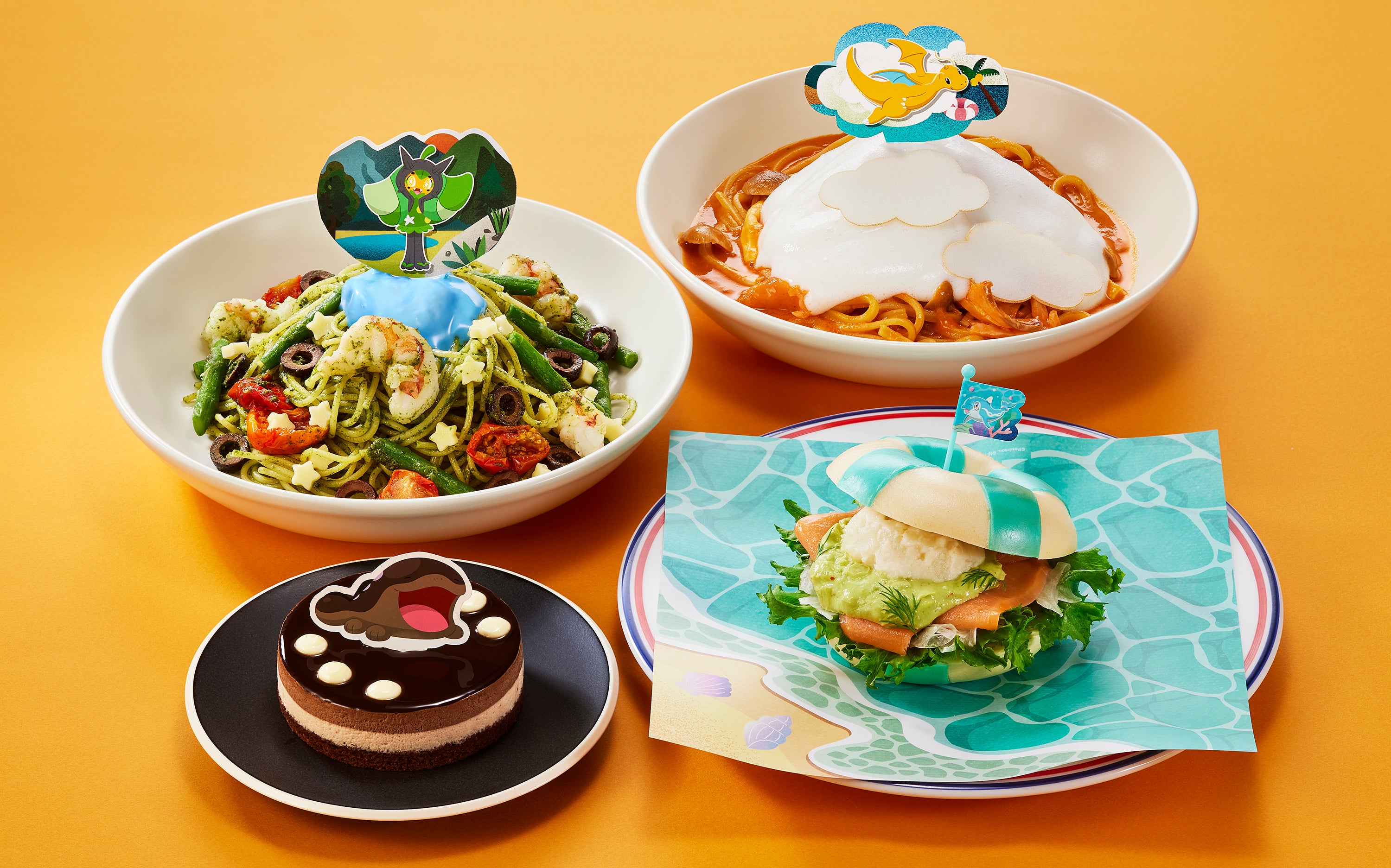 この夏、海と山をテーマにしたポケモンのスペシャルメニューが全国の