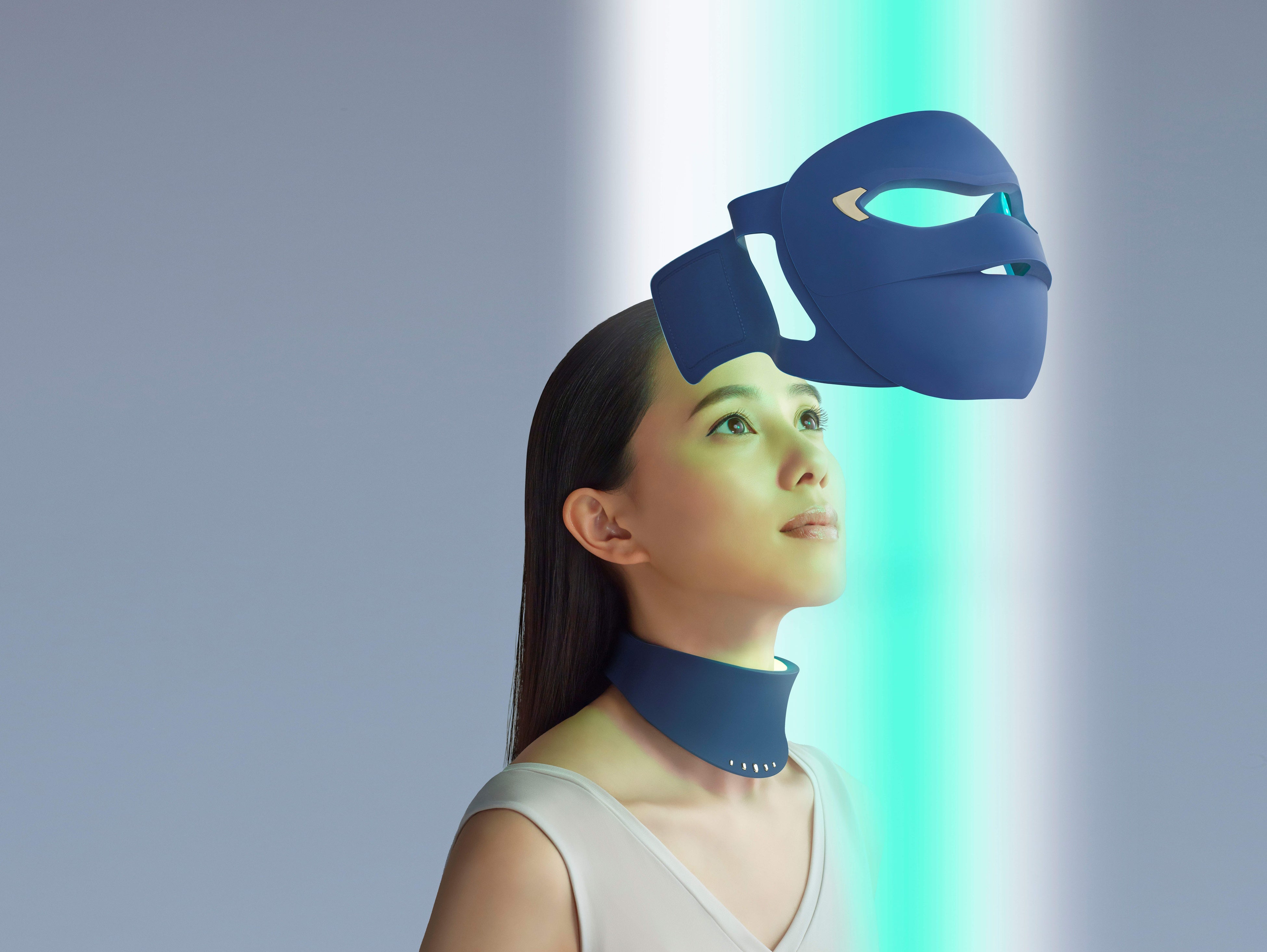 1回10分*1、新発見の緑LED搭載で美肌へ導く、話題のマスク型美顔器