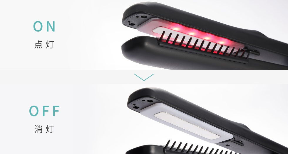 美顔器発想の超音波ヘアトリートメントアイロン『シャインプロ』 ご