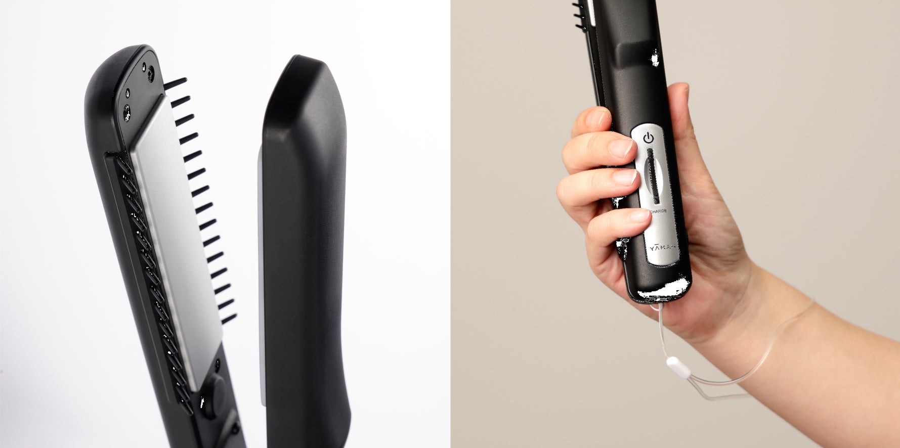 美顔器発想の超音波ヘアトリートメントアイロン『シャインプロ』 ご