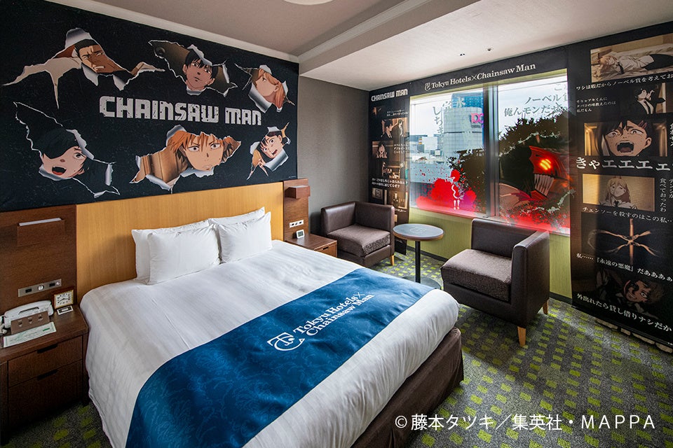 チェンソーマン」と東急グループとのコラボレーション企画を渋谷にて