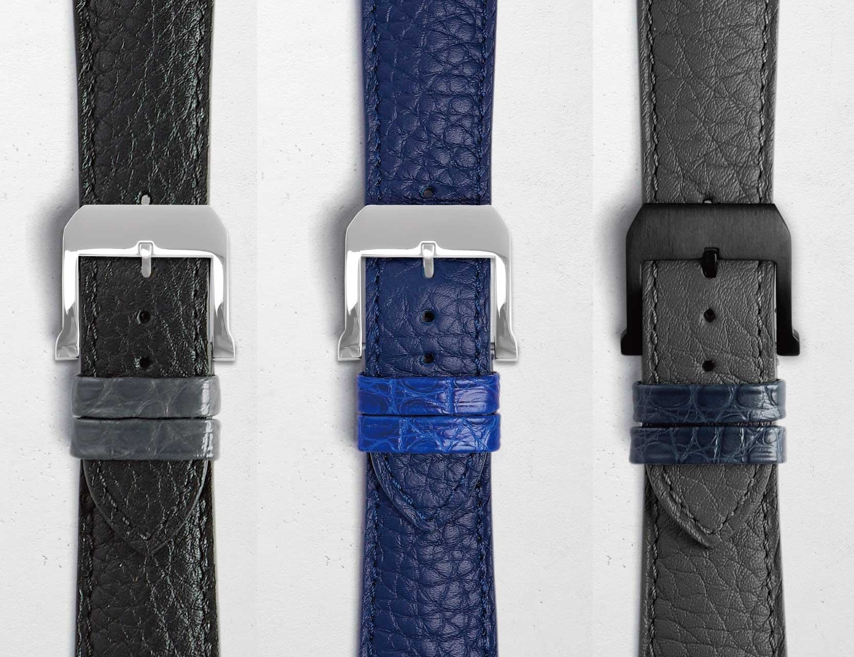 カミーユフォルネ 腕時計用 革ベルト ネイビー18/16 カミーユフォルネ