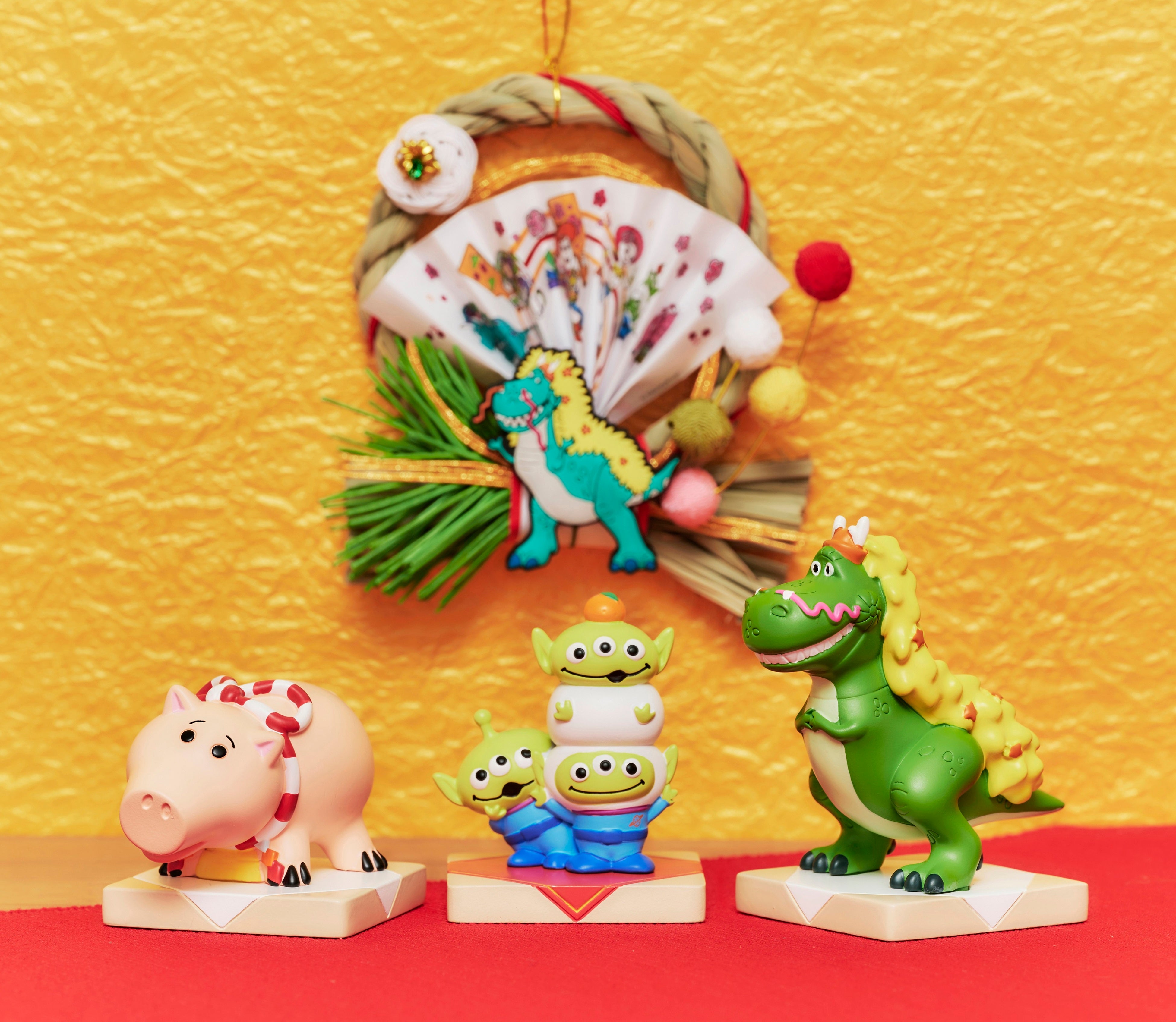 タグ付き☆ディズニーストア お正月 プーさん 干支 ぬいぐるみ Lサイズ