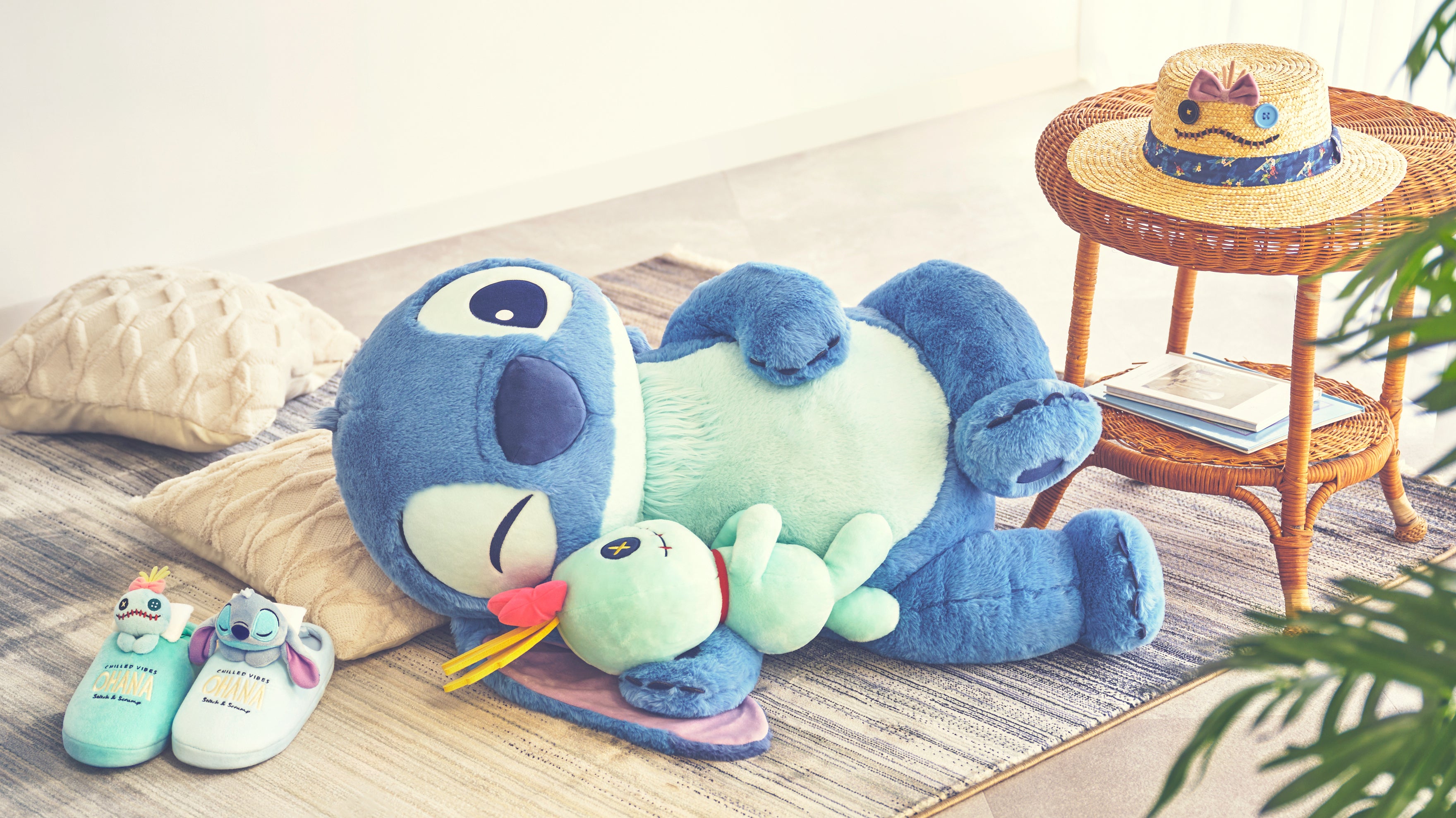 ディズニーストア スティッチ＆スクランプ ぬいぐるみ 泡 お風呂