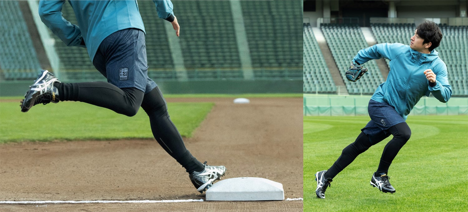 阪神タイガースの近本光司選手モデルの野球用スパイクシューズ