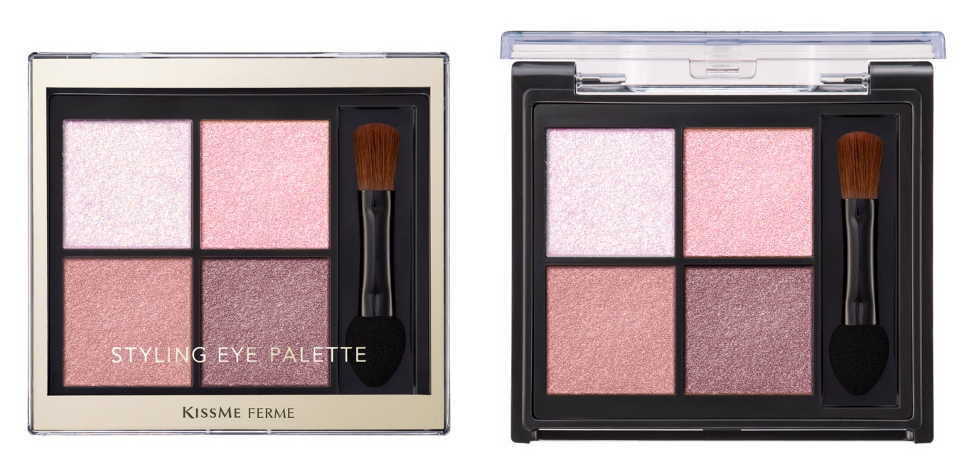 繊細ラメでうるんだような瞳を演出「スタイリングアイパレット」から