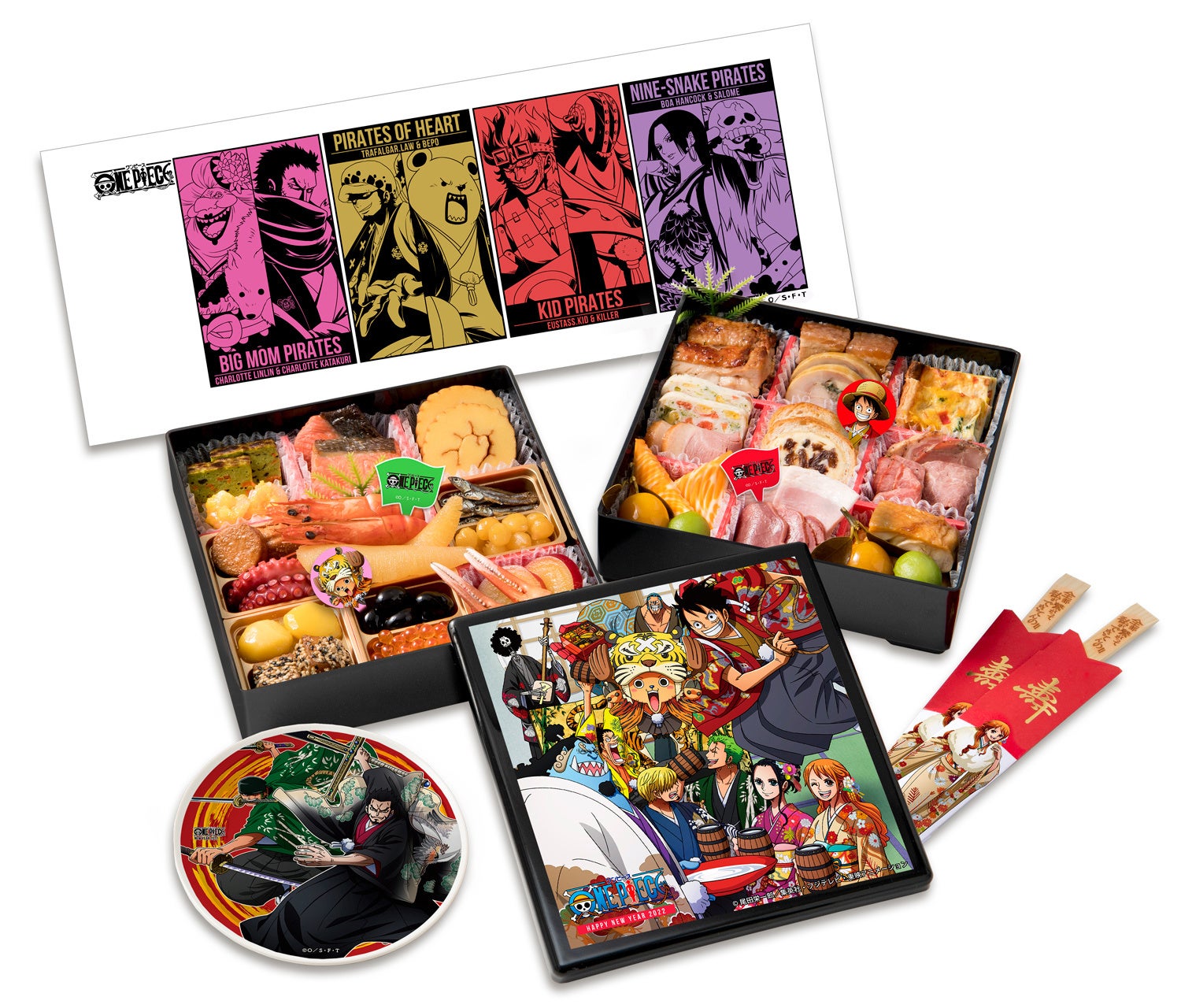 ワンピースおせち2022」ルフィ達のイラスト入りおせち一式 ご予約は12