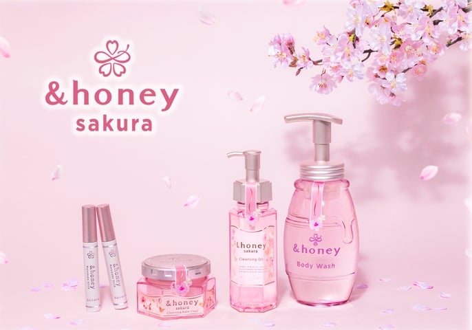 &honey(アンドハニー)」から今年もサクラ限定品が登場！今年は泡ボディ