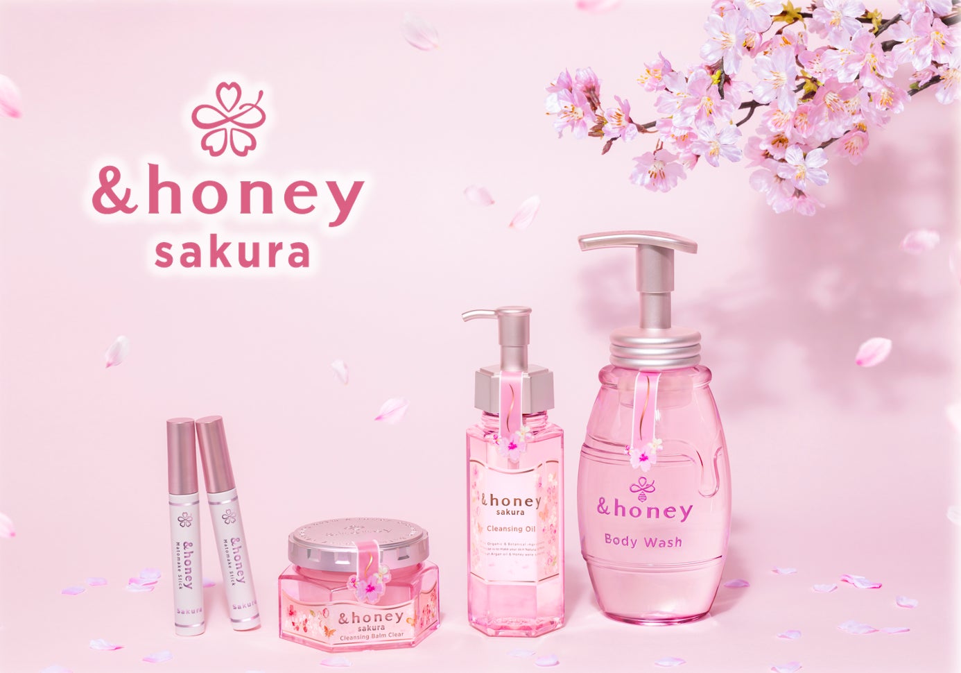 &honey(アンドハニー)」から今年もサクラ限定品が登場！今年は泡ボディ