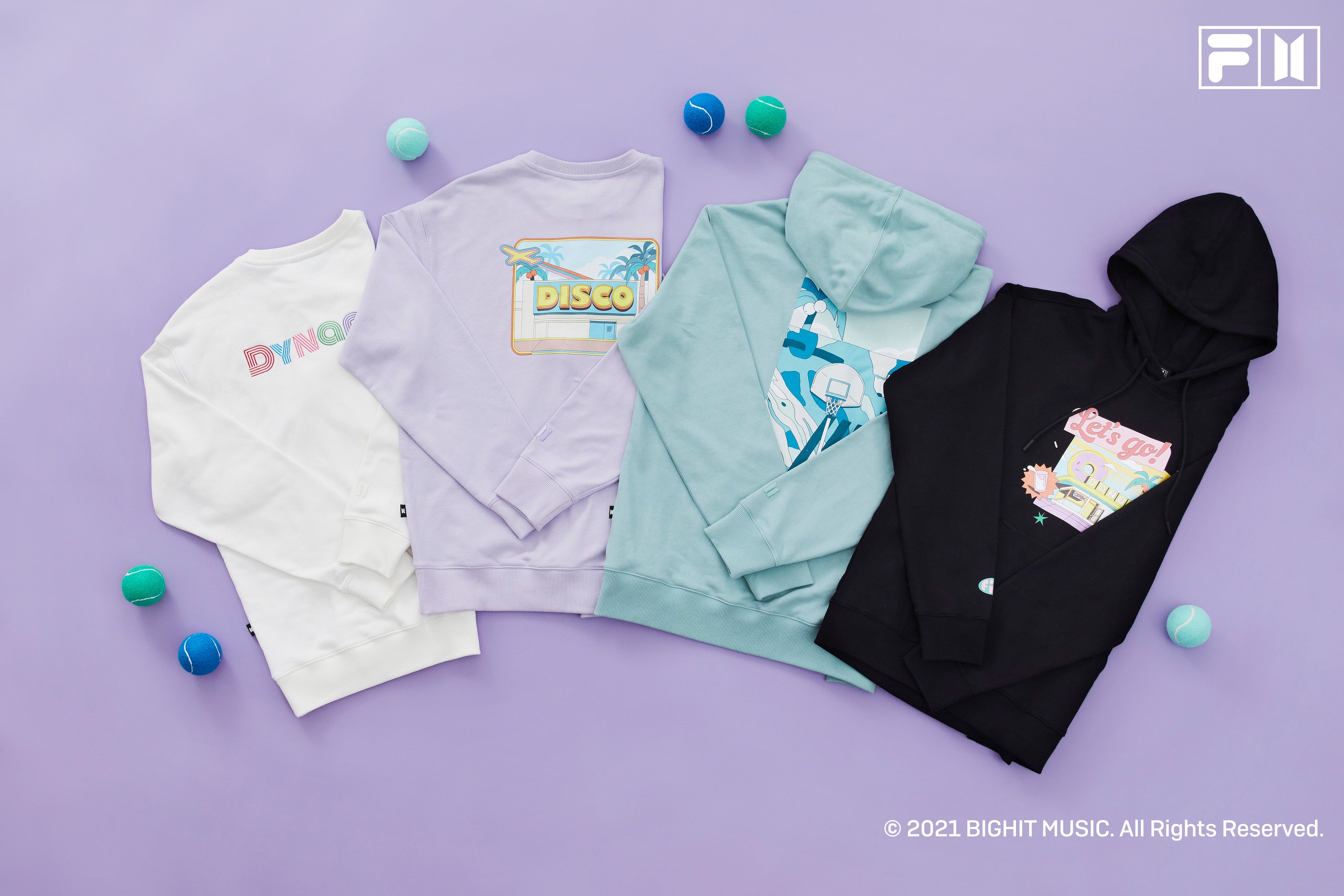 FILAがBTSとのコラボコレクション「Let's Be Dynamite 」を発売