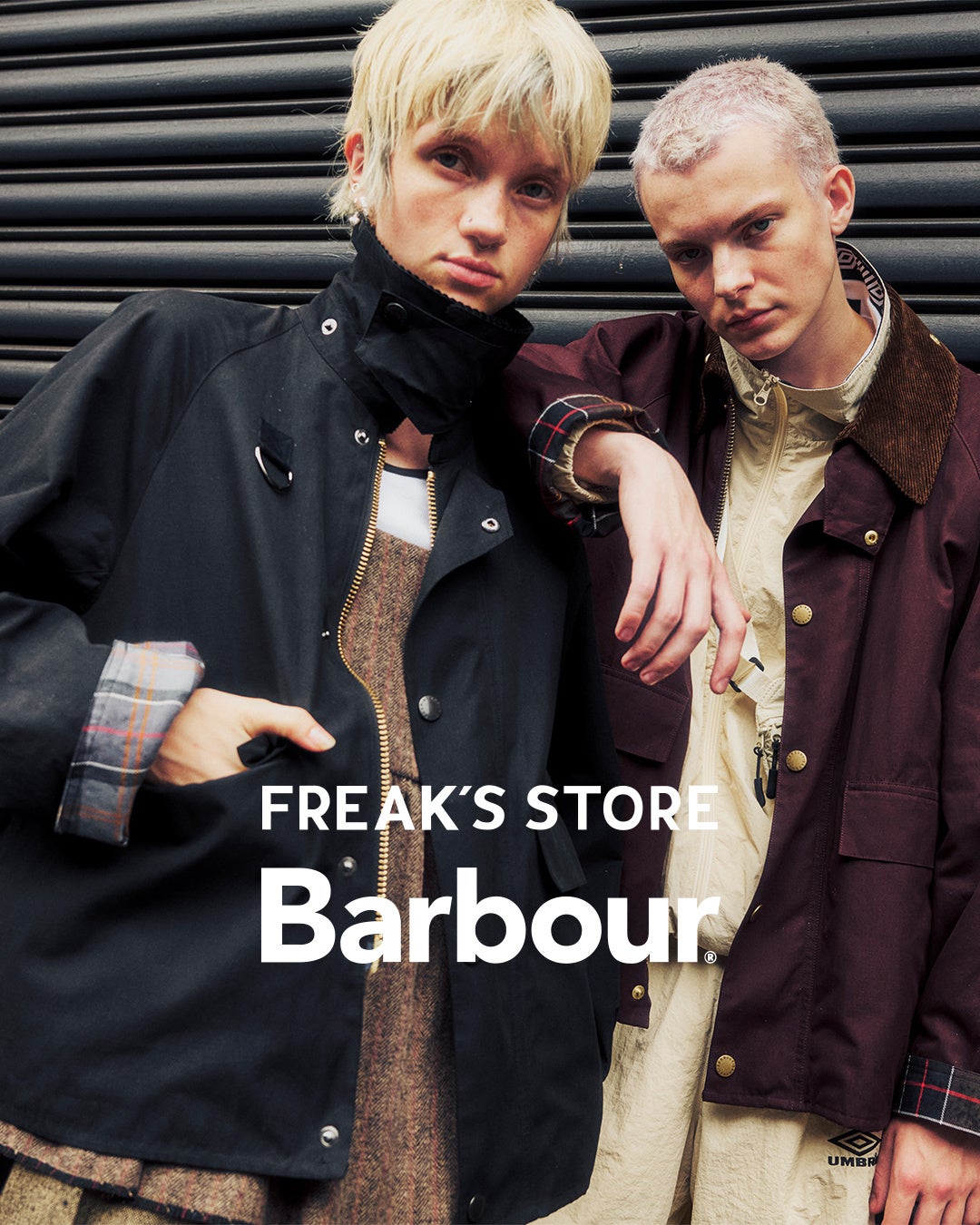 Barbour×FREAK'S STOREによる、2024FALL＆WINTER SPECIAL LOOK 第一弾