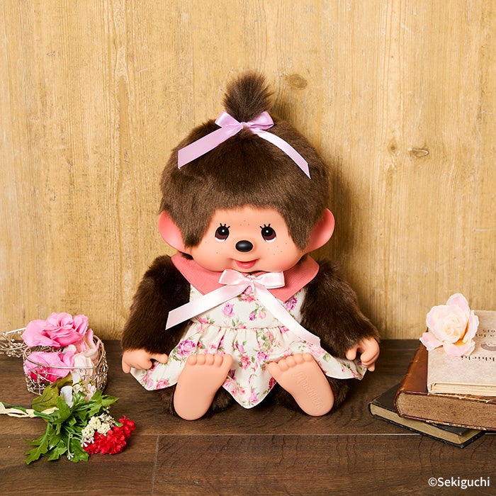 フラワーモンチッチちゃん やわらかL ぬいぐるみ」発売！ | 株式会社