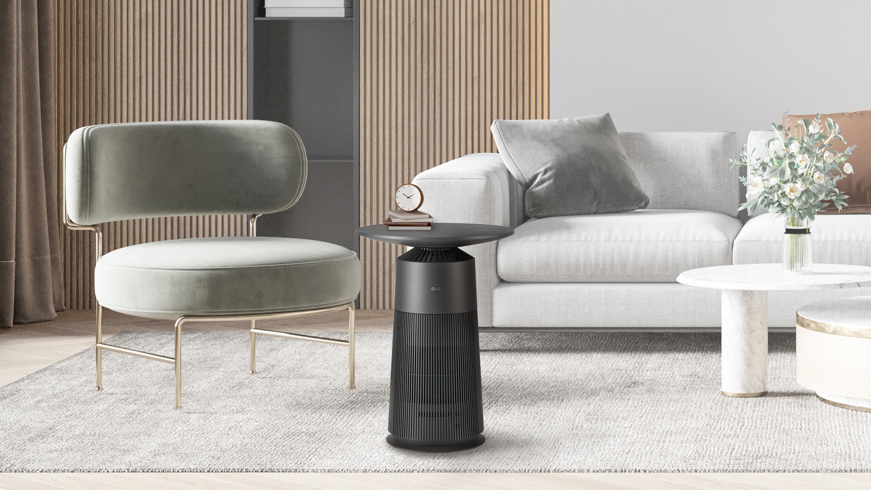 大好評の4 in 1マルチ機能空気清浄機「LG PuriCare™ AeroFurniture」に