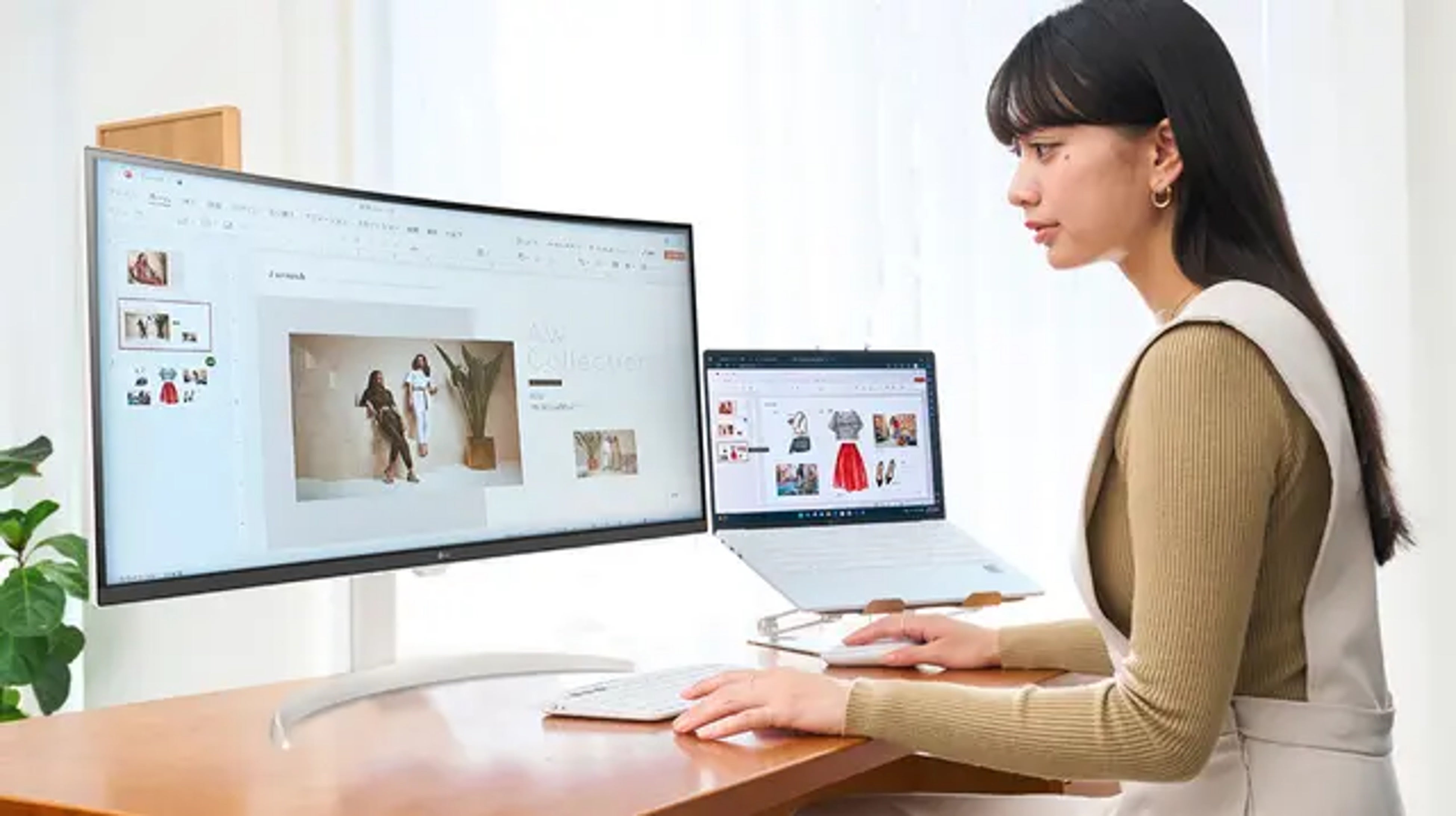 LG MyView Smart Monitor”第5弾！21:9ウルトラワイド「34SR65QC-W」と