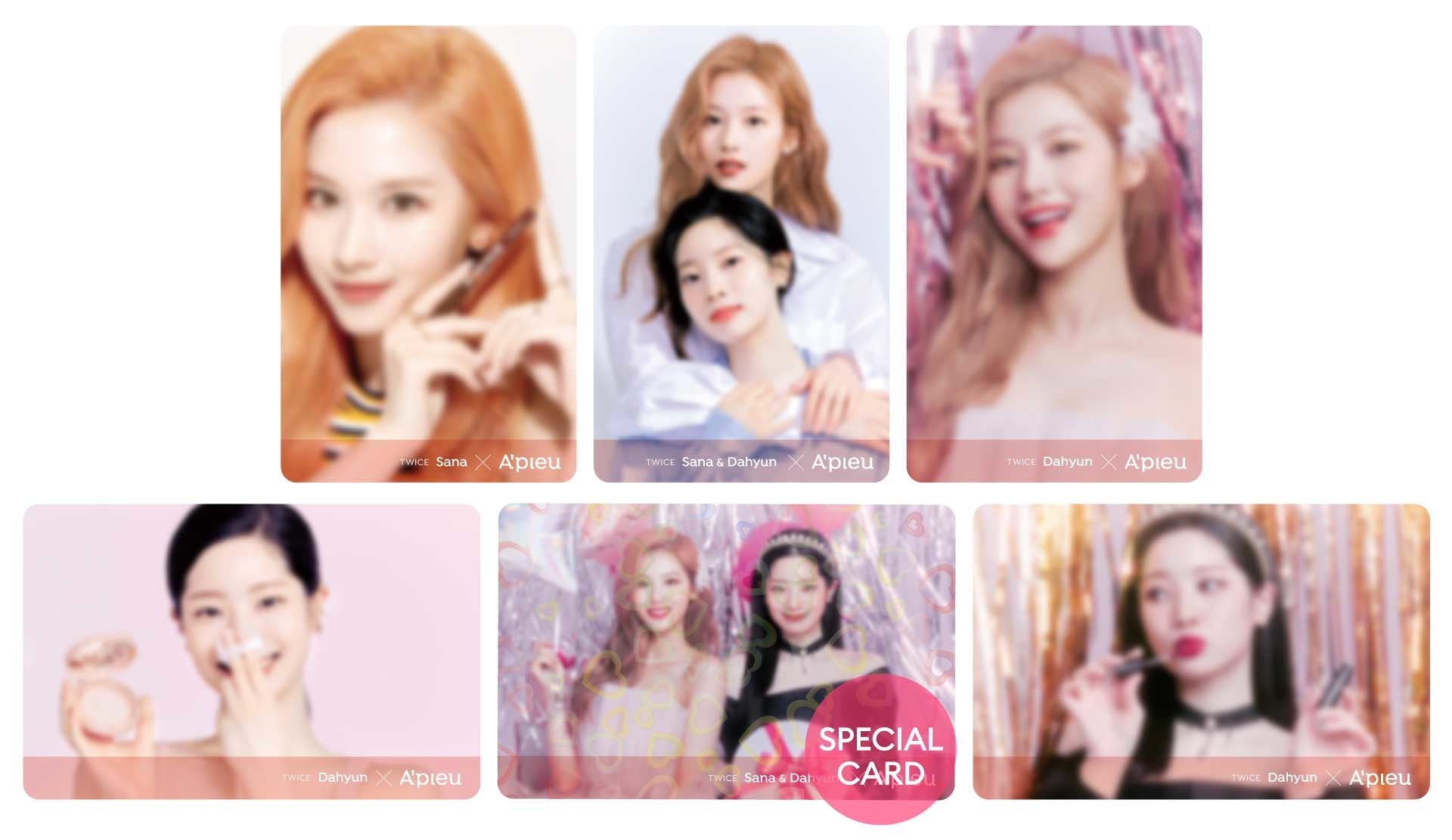 TWICEサナ＆ダヒョン トレカプレゼントキャンペーン」開催！全6種類の