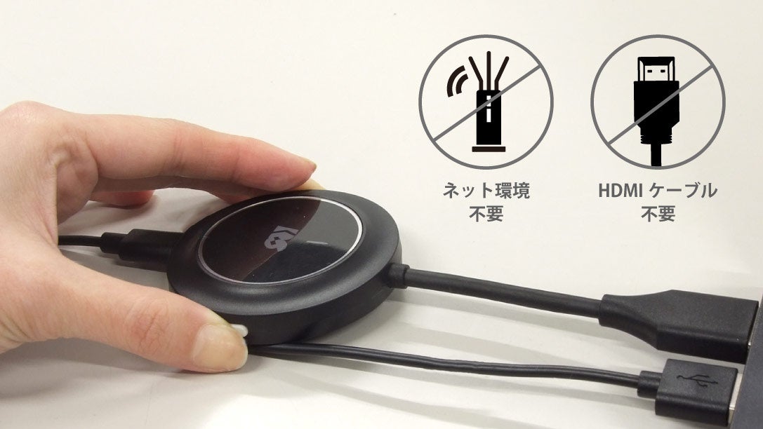 映像・音声をテレビに無線出力可能なワイヤレスHDMI送受信機 2製品、4