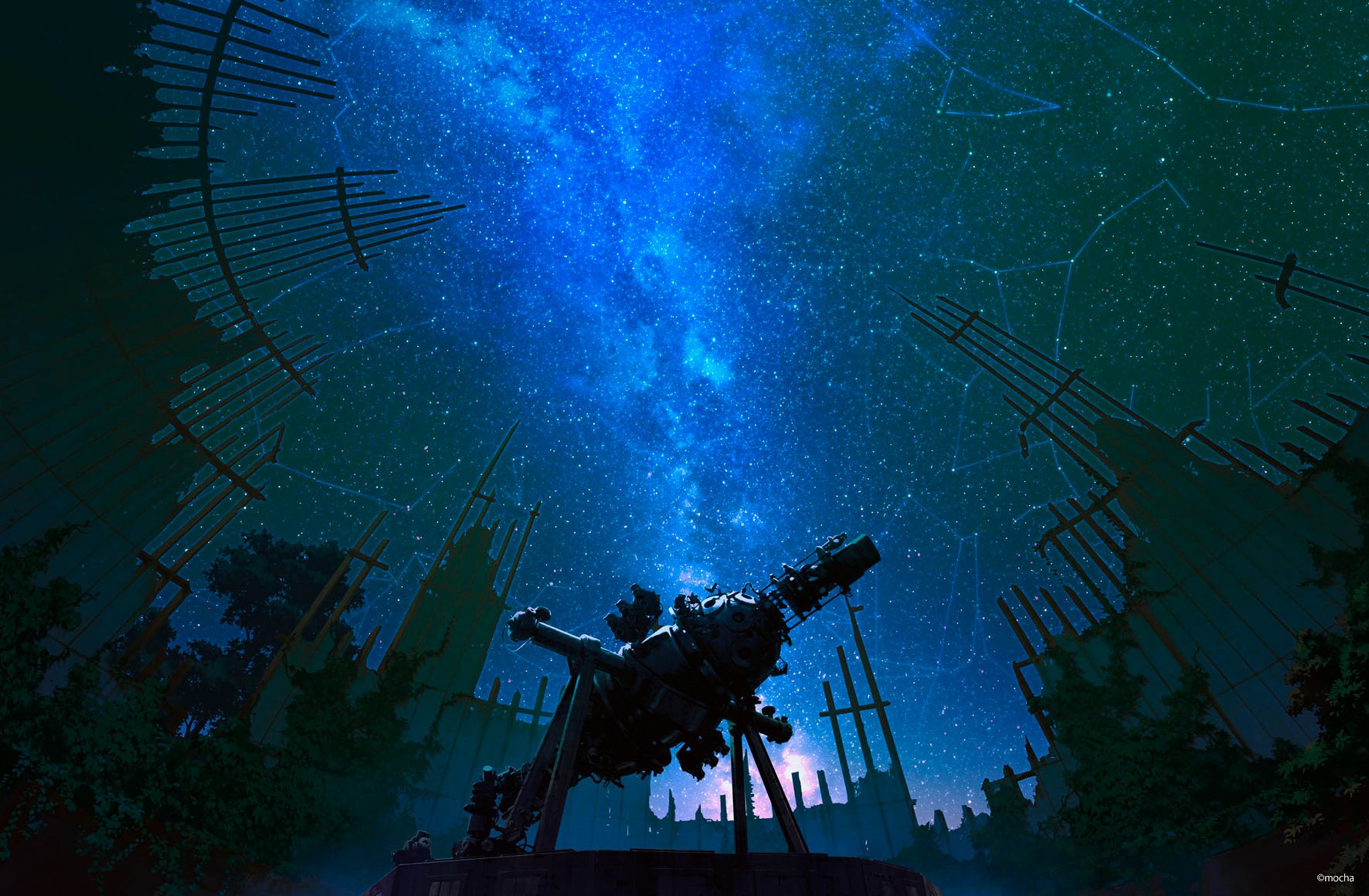 夏休みにぜひ！】mochaが描く煌めく星たち 全国5.5万人超動員『mocha展