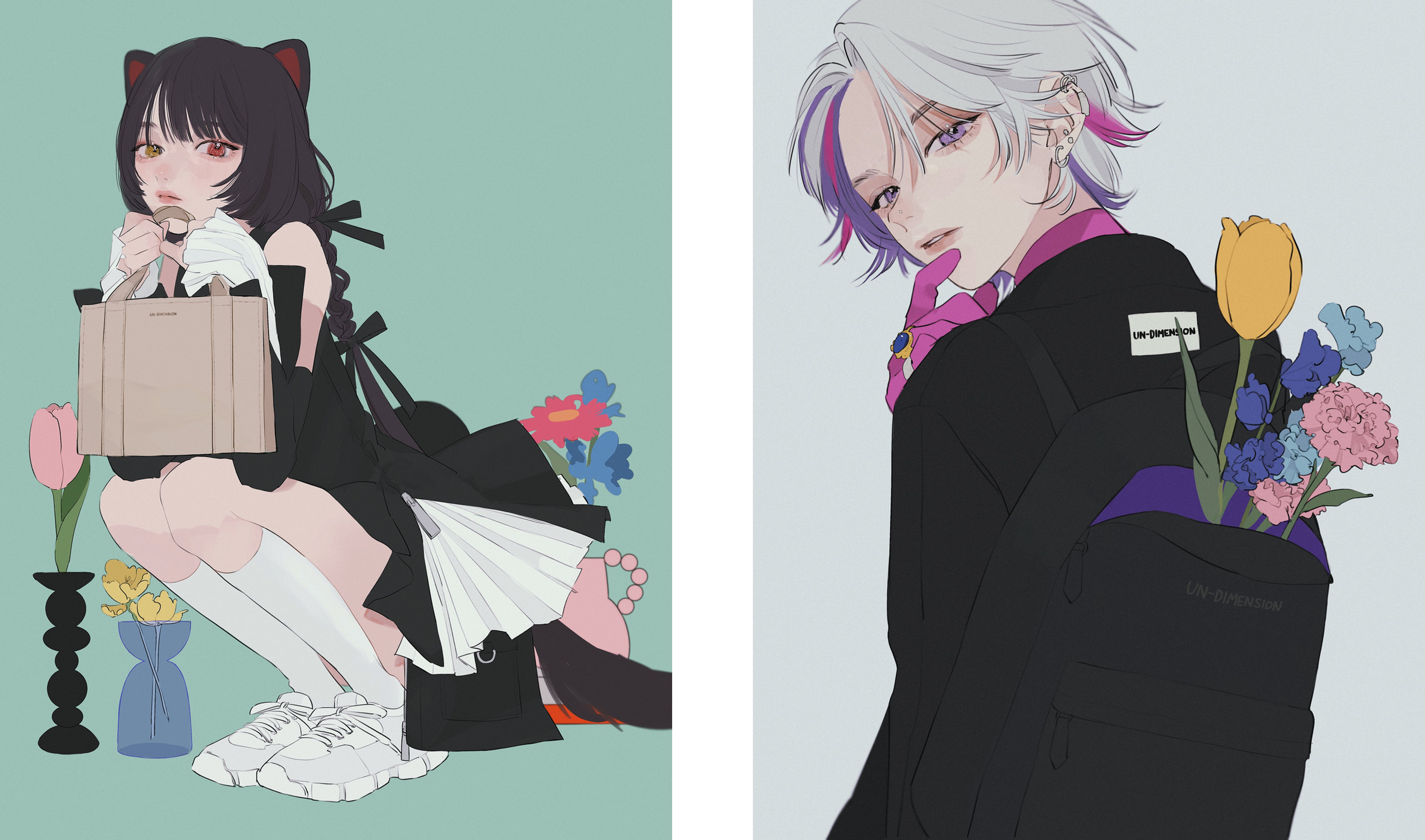 バーチャルライバーグループ 「にじさんじ」 に所属する戌亥とこと不破