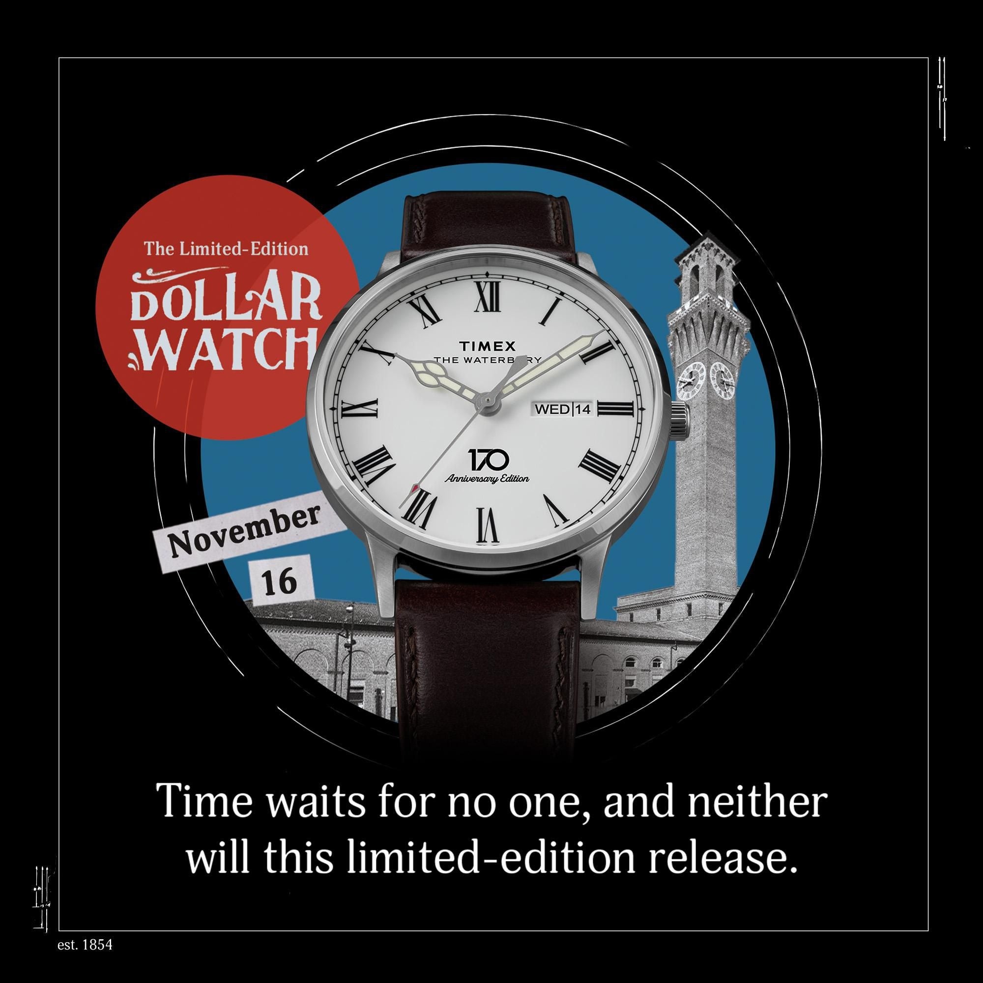 170周年の時計ブランド＜TIMEX/タイメックス＞が、170円の “ワンダラー