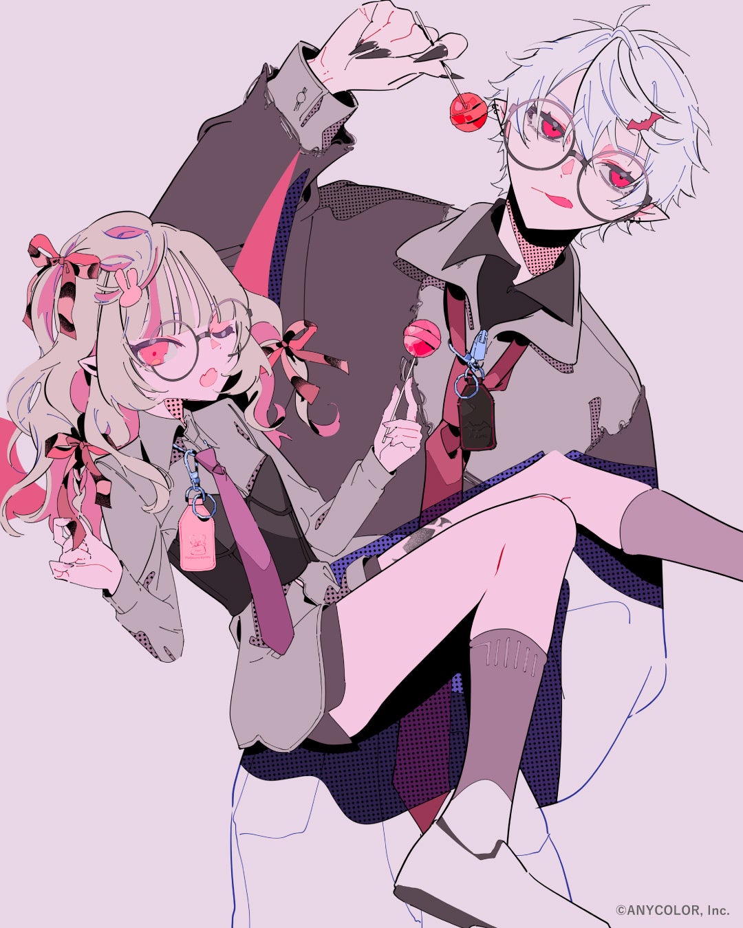 VTuberグループ「にじさんじ」に所属する葛葉と魔界ノりりむが