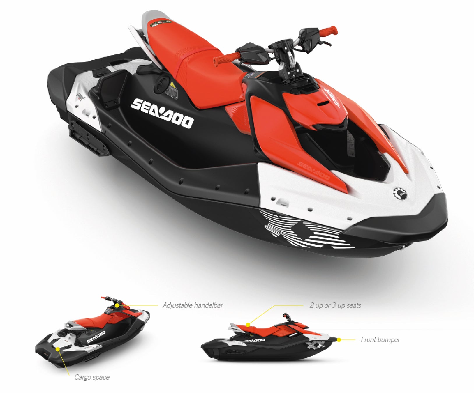 BRP社のパーソナルウォータークラフト「Sea-Doo」の「Spark Trixx」が