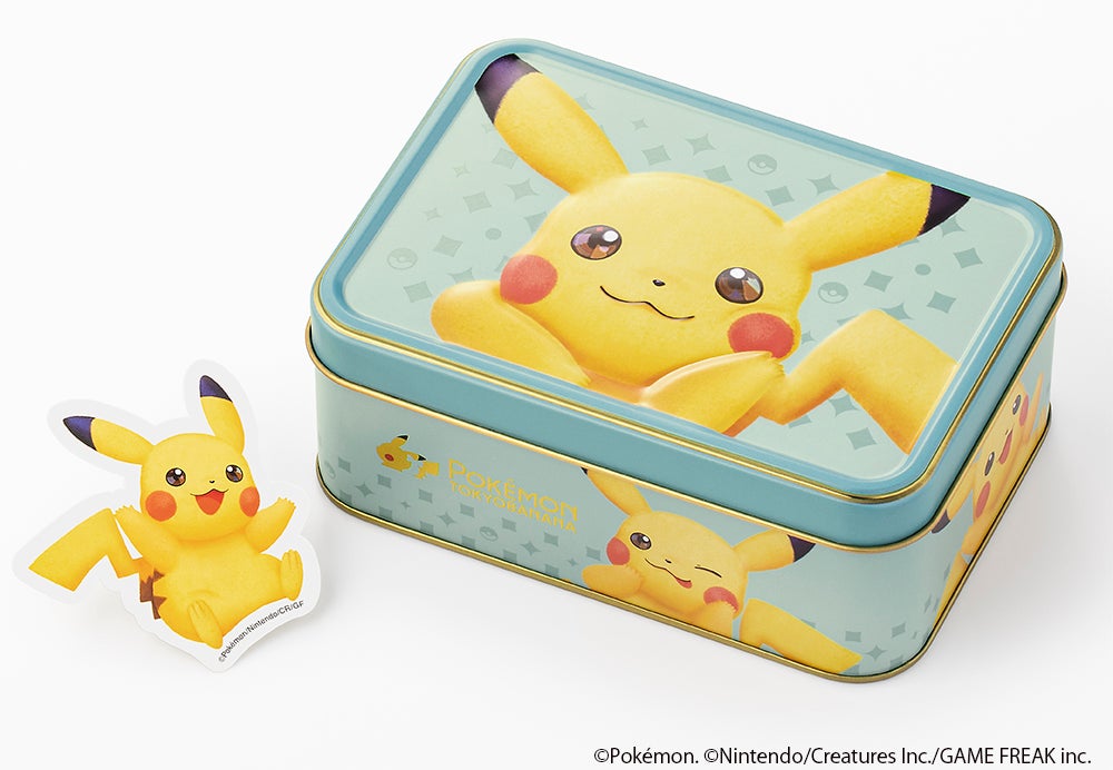 ポケモン東京ばな奈」に新しくピカチュウとイーブイのクッキー缶が登場