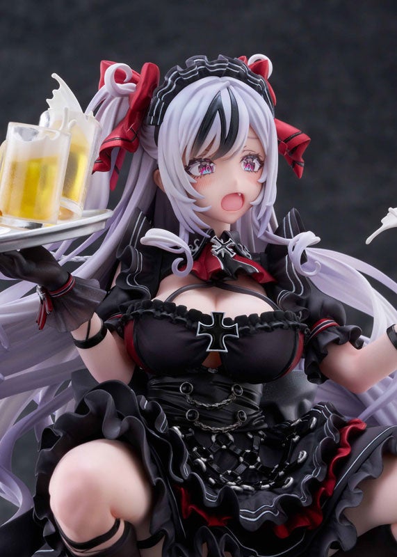 アズールレーン』より「エルベ」のフィギュアが「慌て」フェイスパーツ