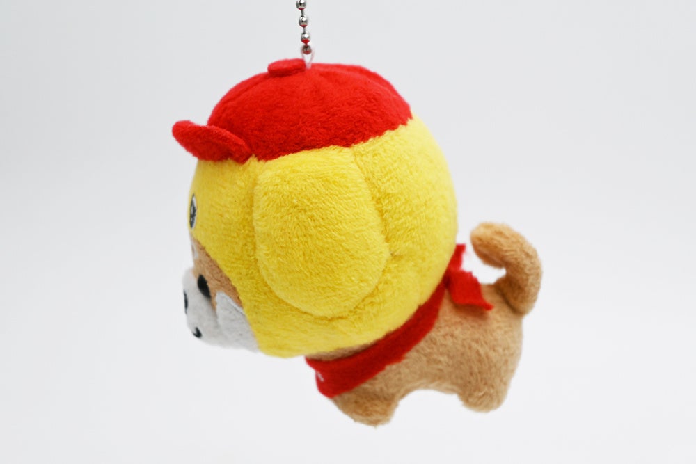 フエキくん X 旅するマメしば コラボ ぬいぐるみボールチェーンマメし
