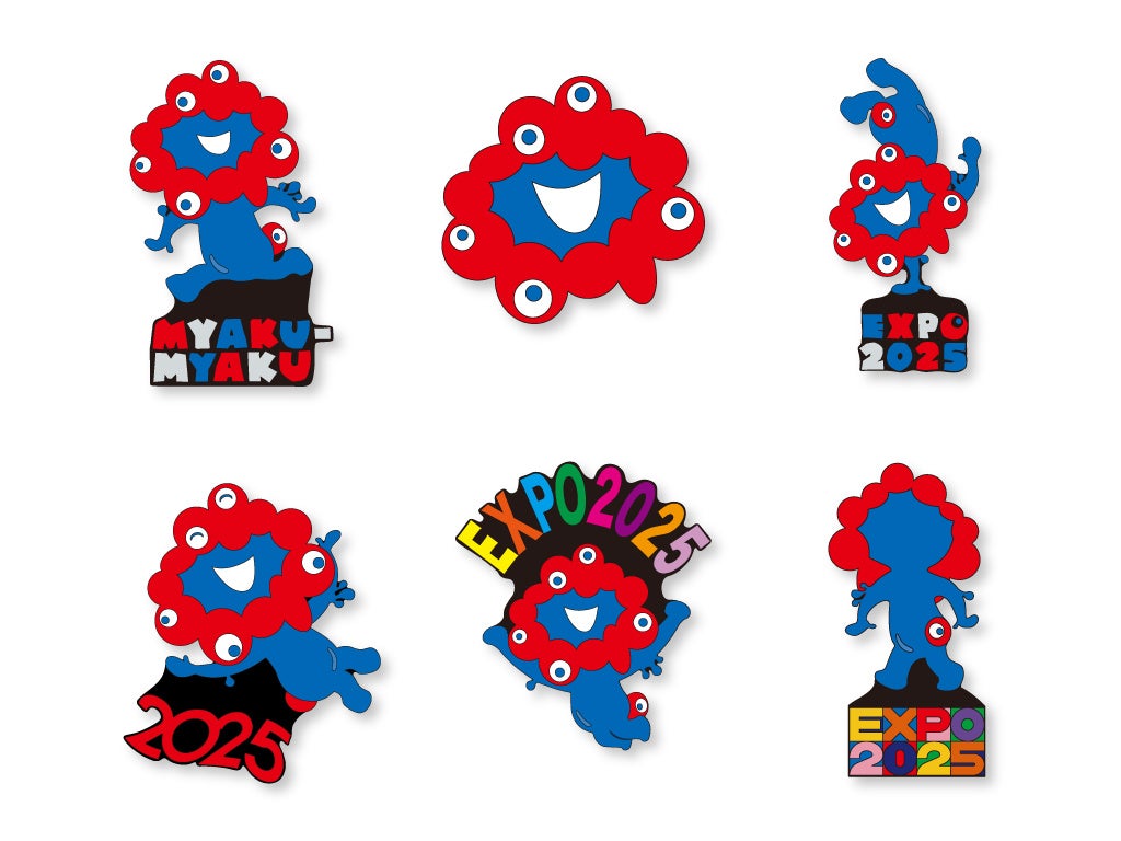 2025大阪・関西万博】「EXPO2025 ミャクミャク ピンズ6Pセット」新発売