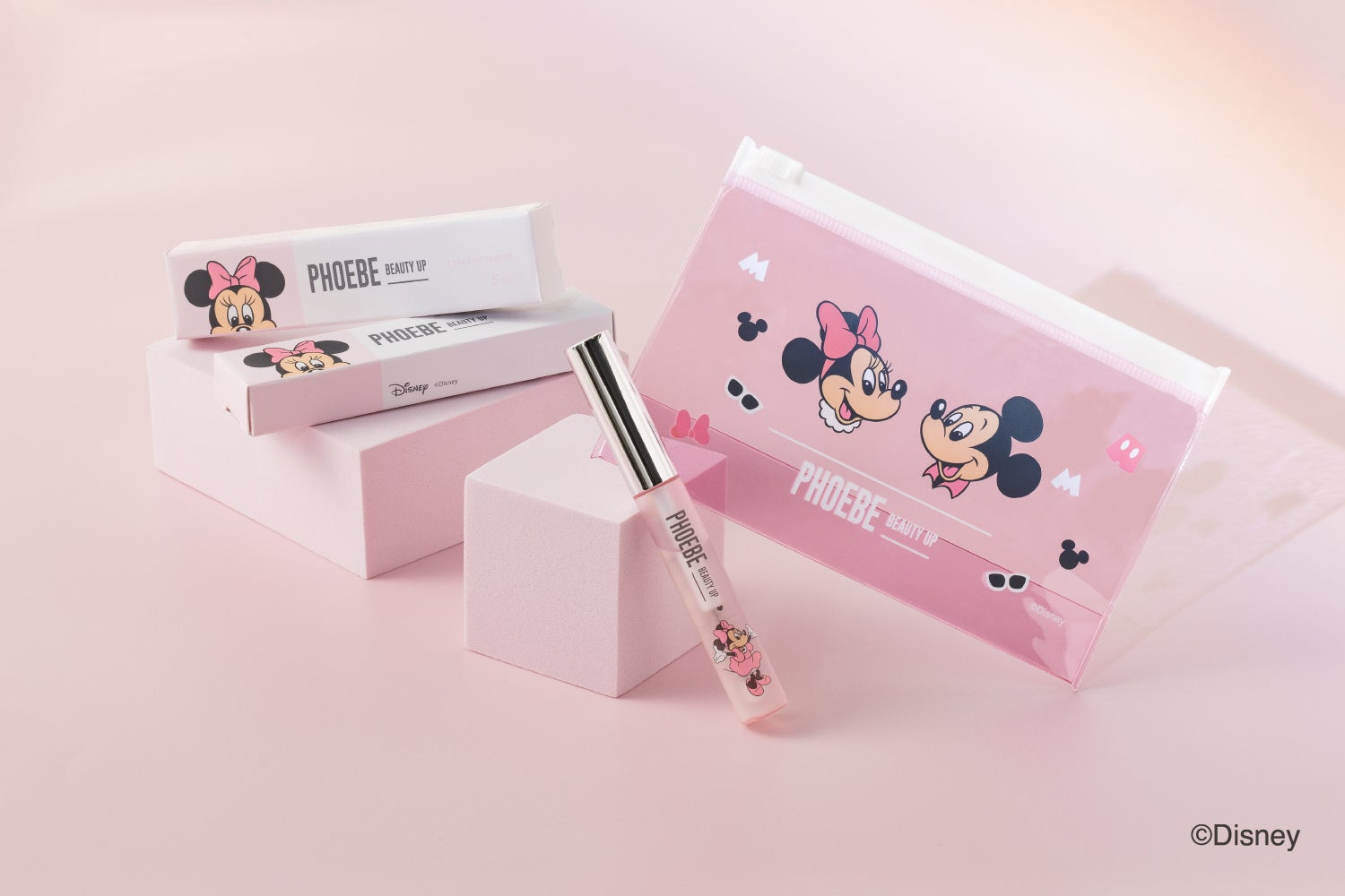 PHOEBE BEAUTY UPの人気No.1「まつ毛美容液」にミニーが描かれた