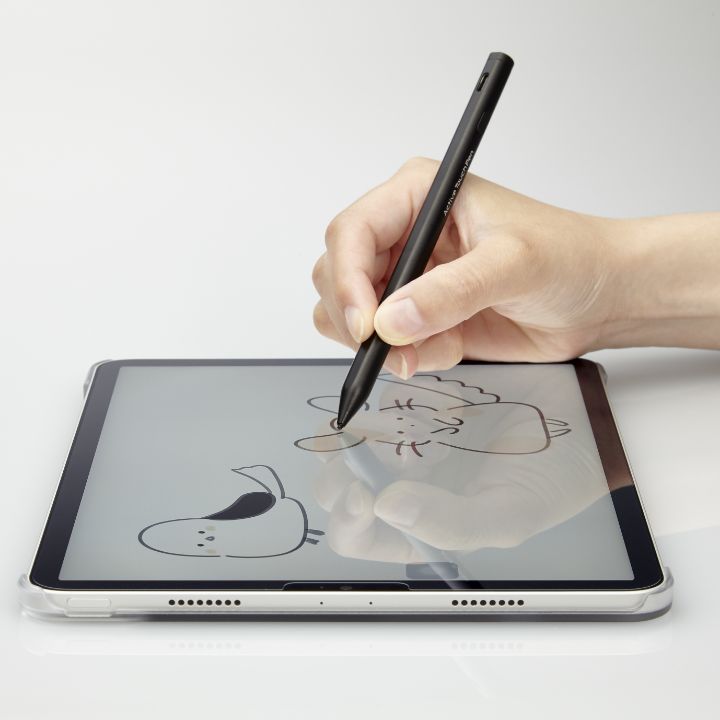 繊細な書き込みを実現！1.5mmの極細ペン先で画面を傷つけにくい充電