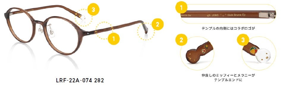 日本初※！近年SNSでも大人気のミッフィーがメガネに！「JINS×Dick